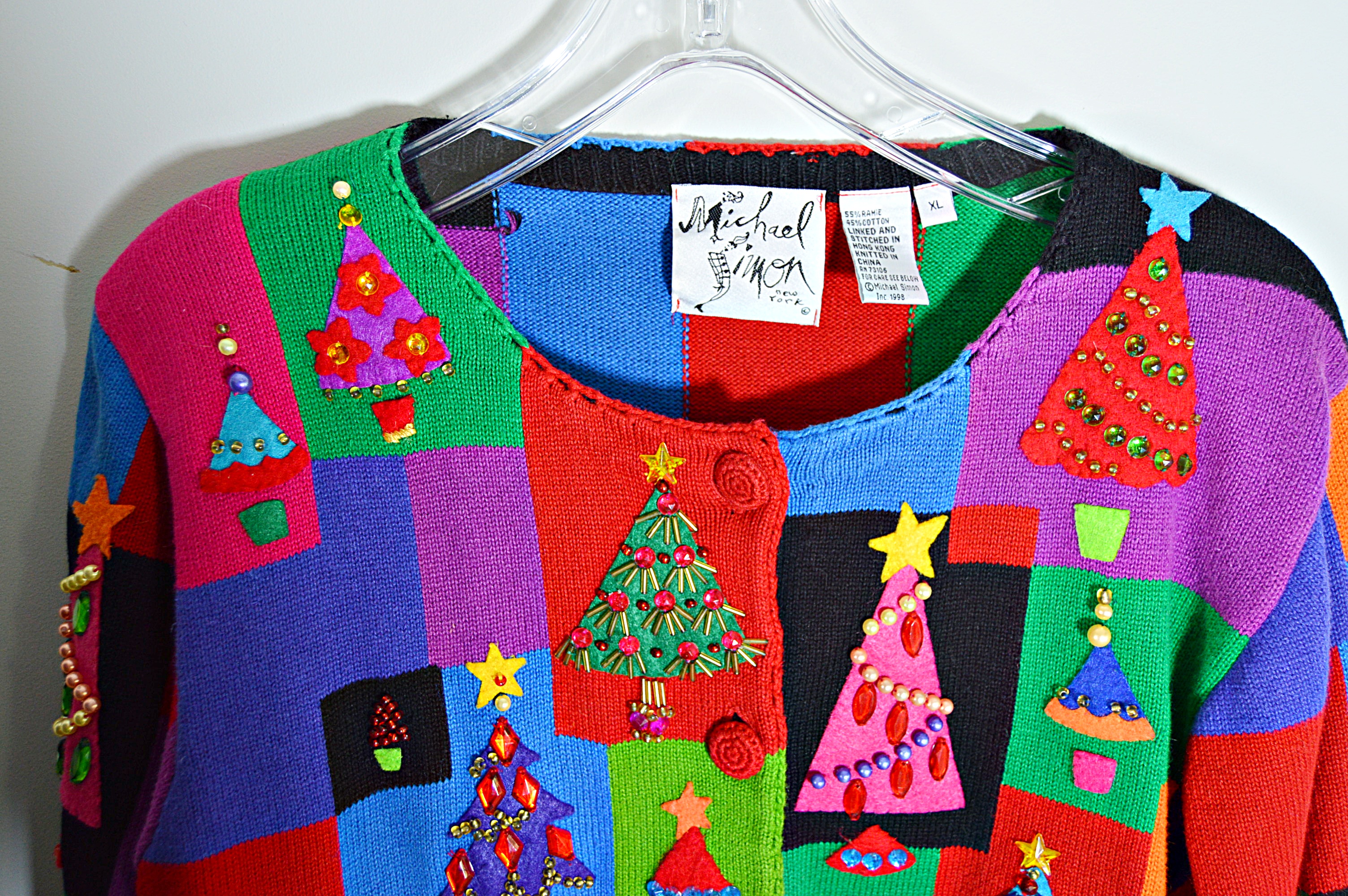 1990s Michael Simon Holiday Sweaters