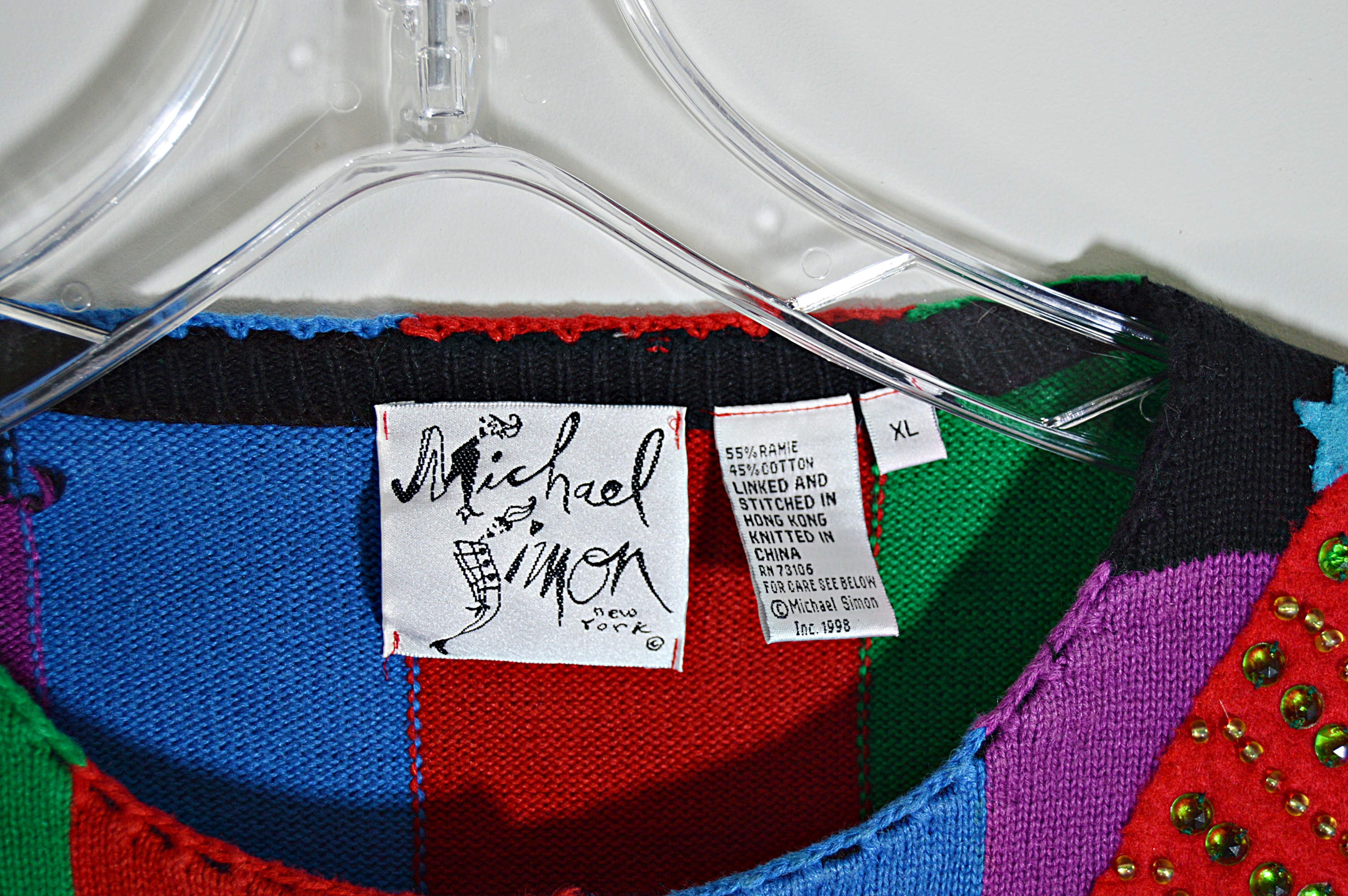 1990s Michael Simon Holiday Sweaters