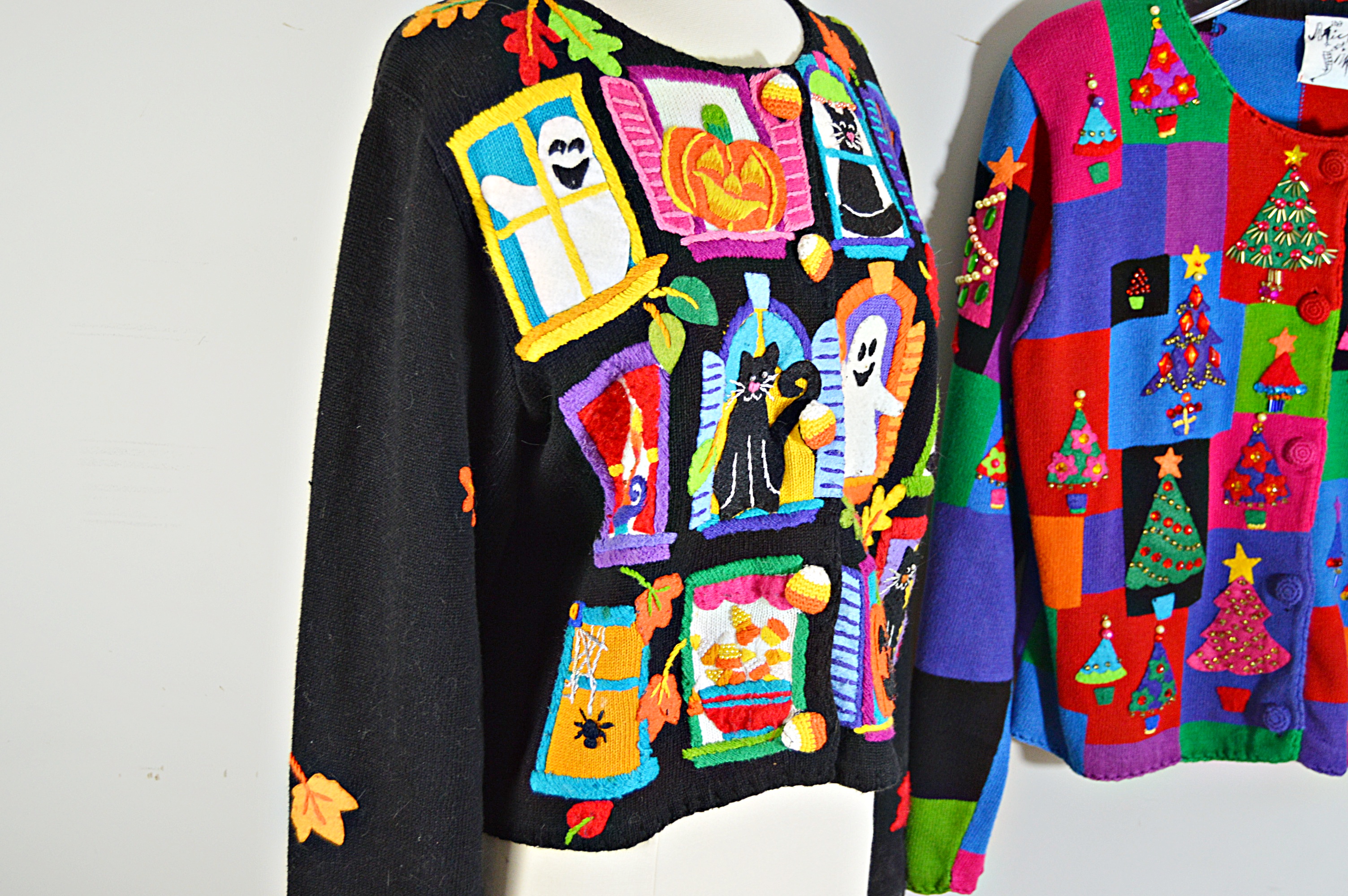 1990s Michael Simon Holiday Sweaters