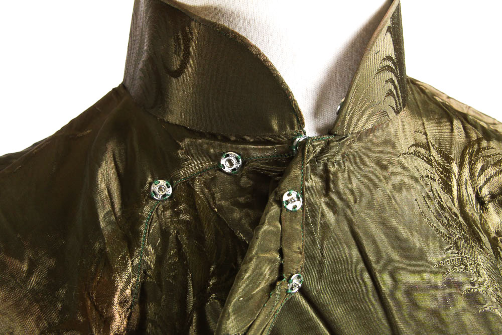 Vintage Vietnamese Silk-Blend Dress