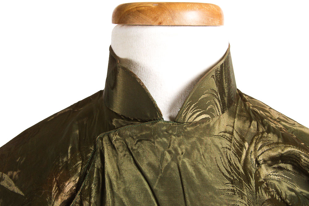 Vintage Vietnamese Silk-Blend Dress