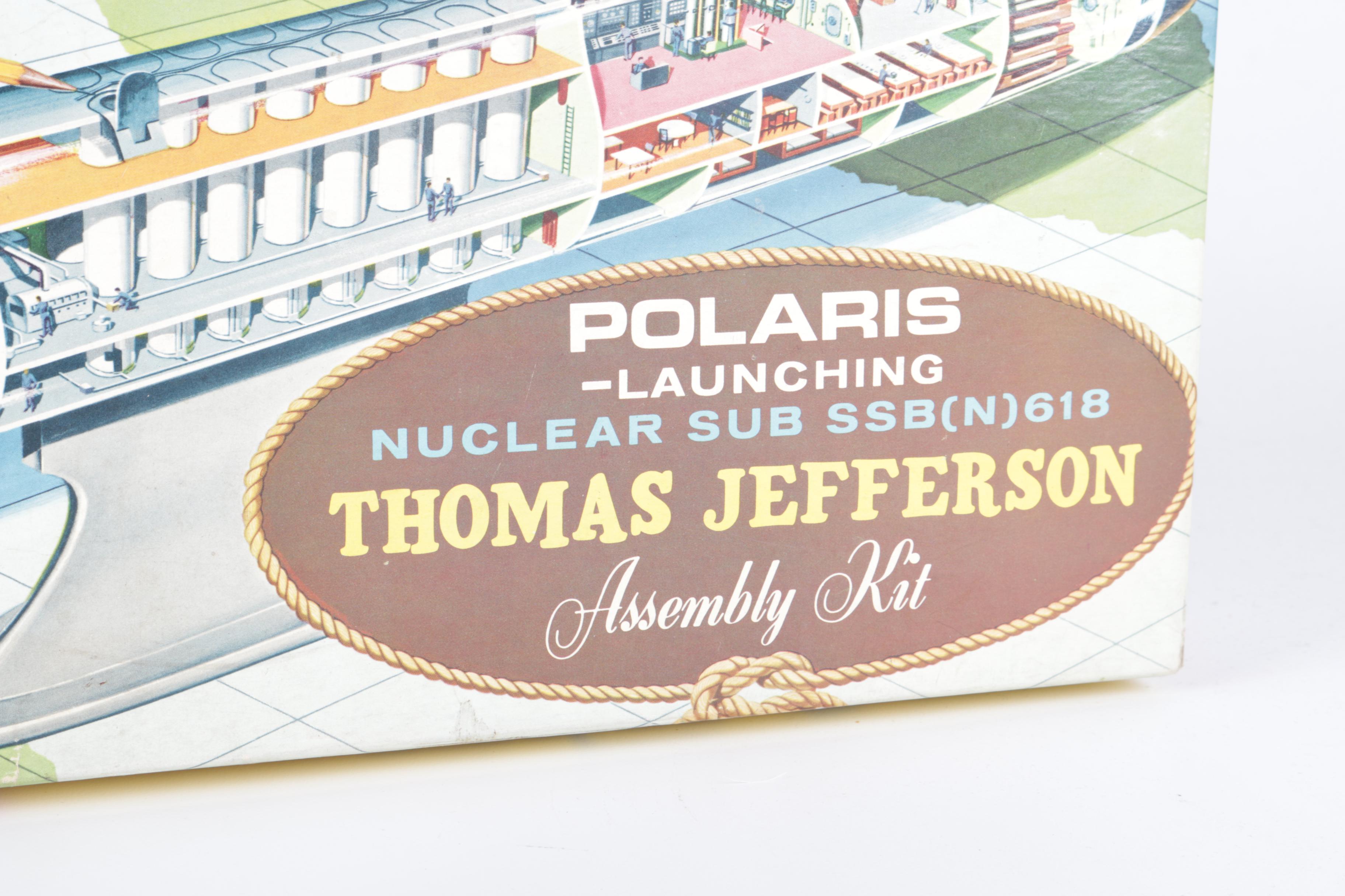 Vintage Nuclear Submarine Model Kit by Renwal