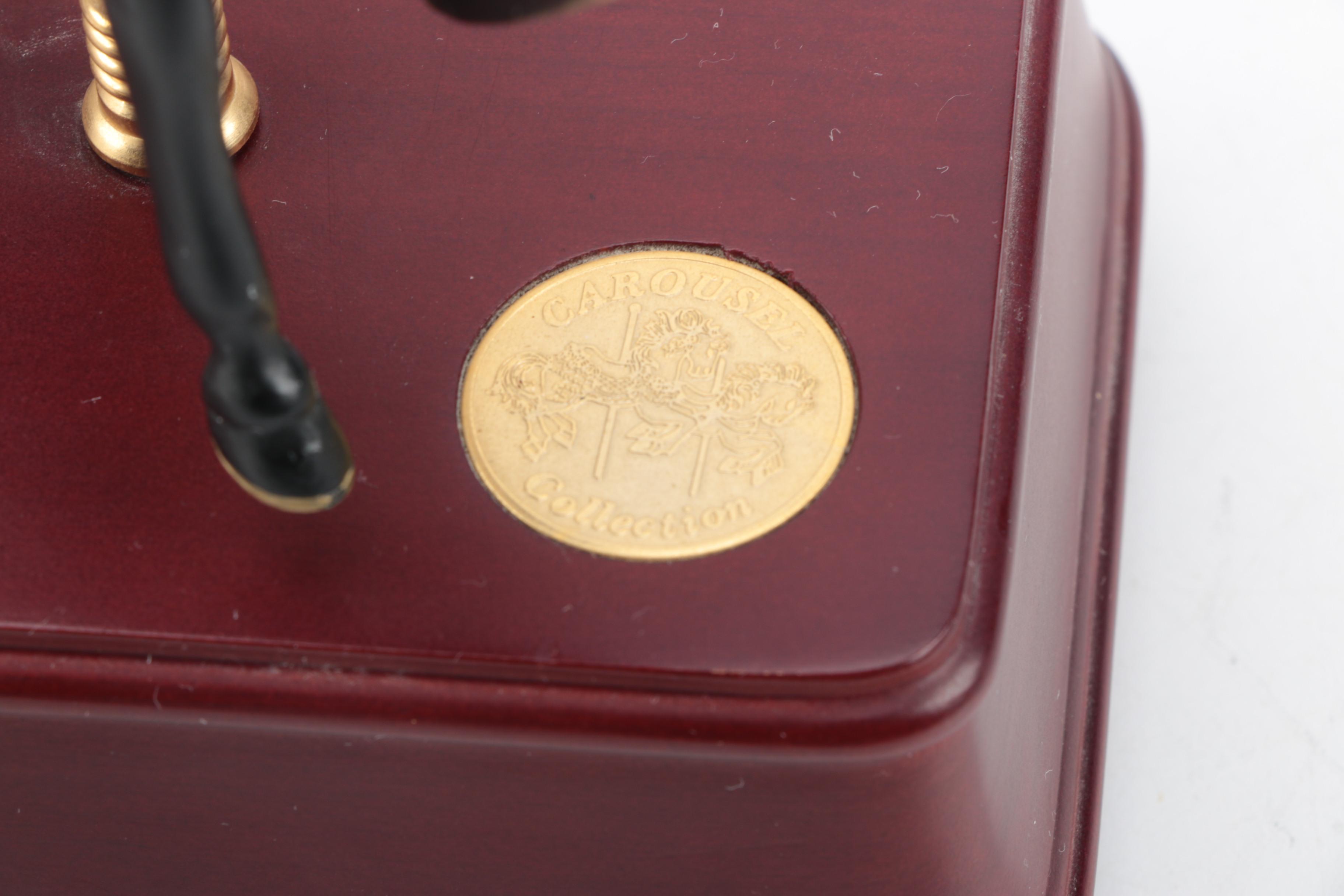 Carousel Collection Horse with Music Box and Ceramic Carousel Horse