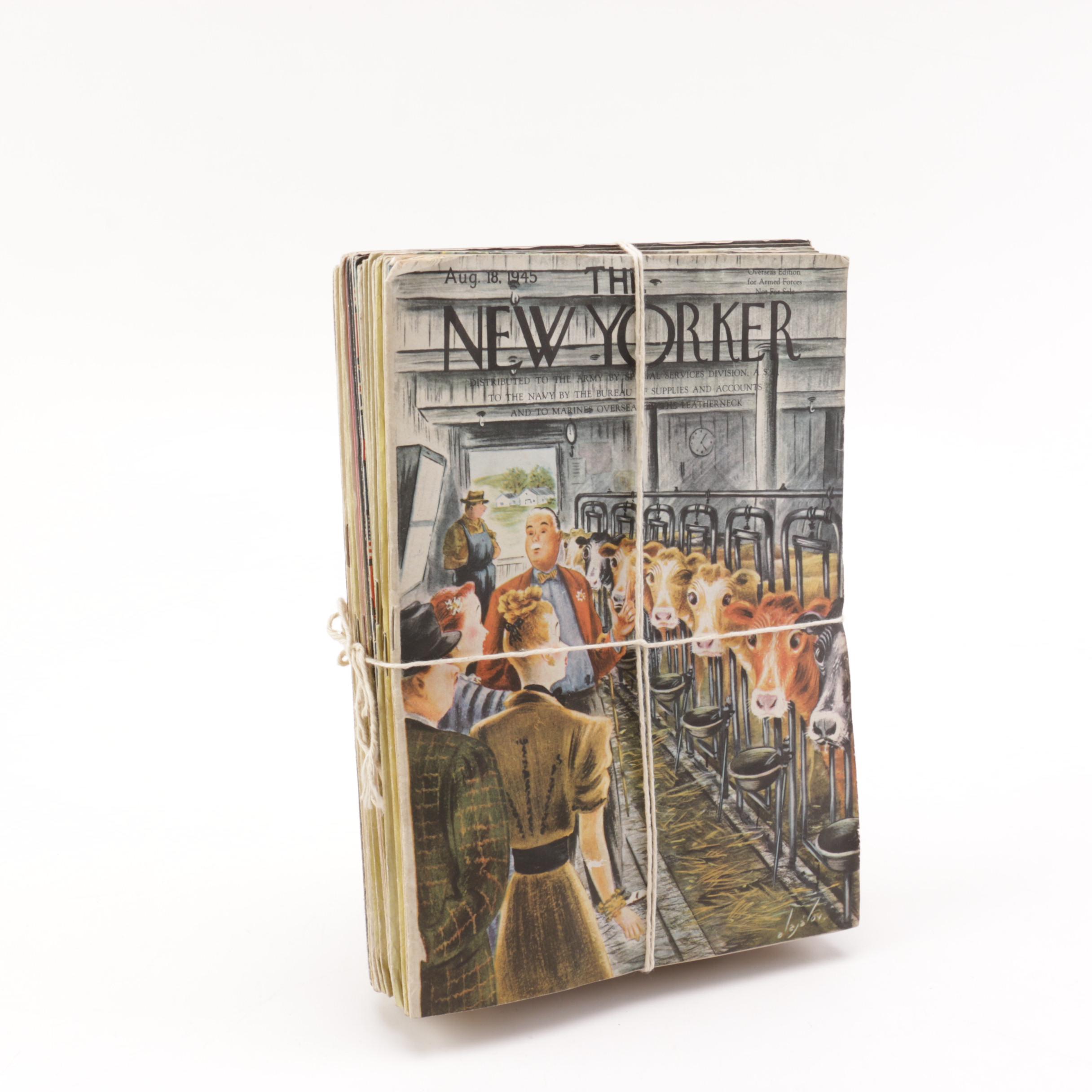 1940s "The New Yorker" Magazines