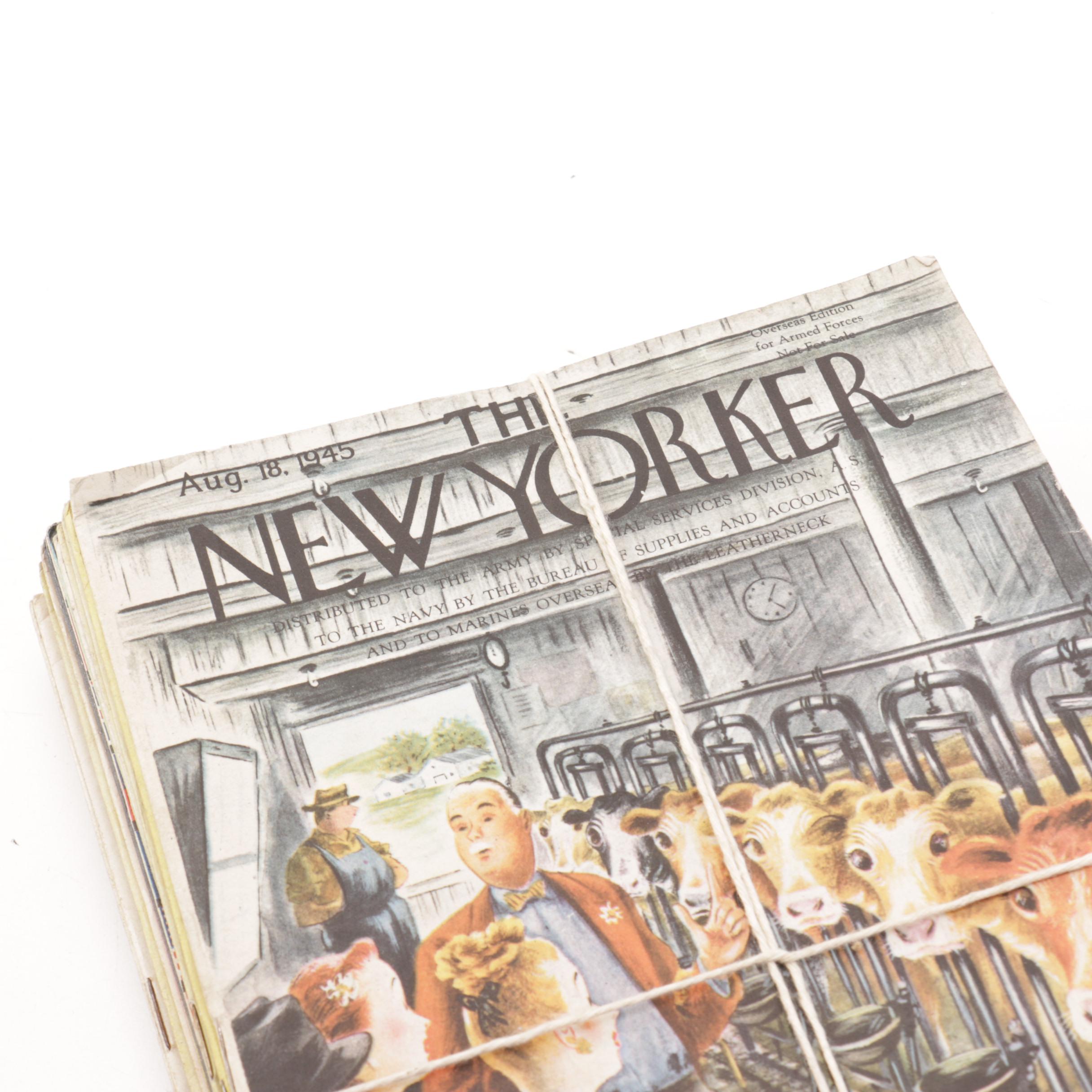 1940s "The New Yorker" Magazines