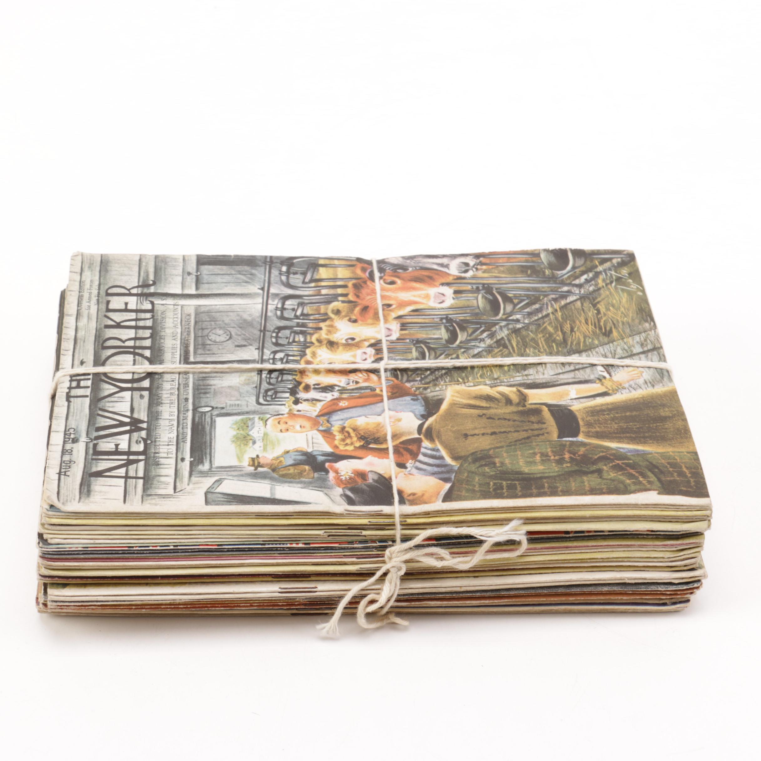 1940s "The New Yorker" Magazines