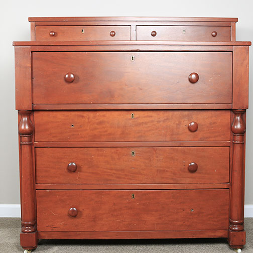 Antique Cherry Empire Chest of Drawers