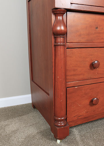 Antique Cherry Empire Chest of Drawers