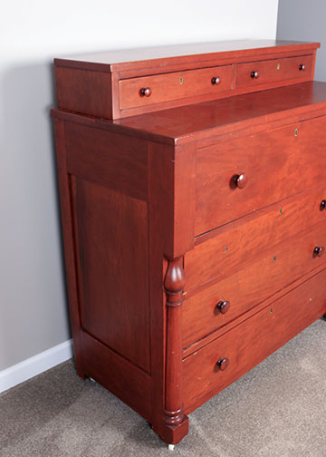Antique Cherry Empire Chest of Drawers