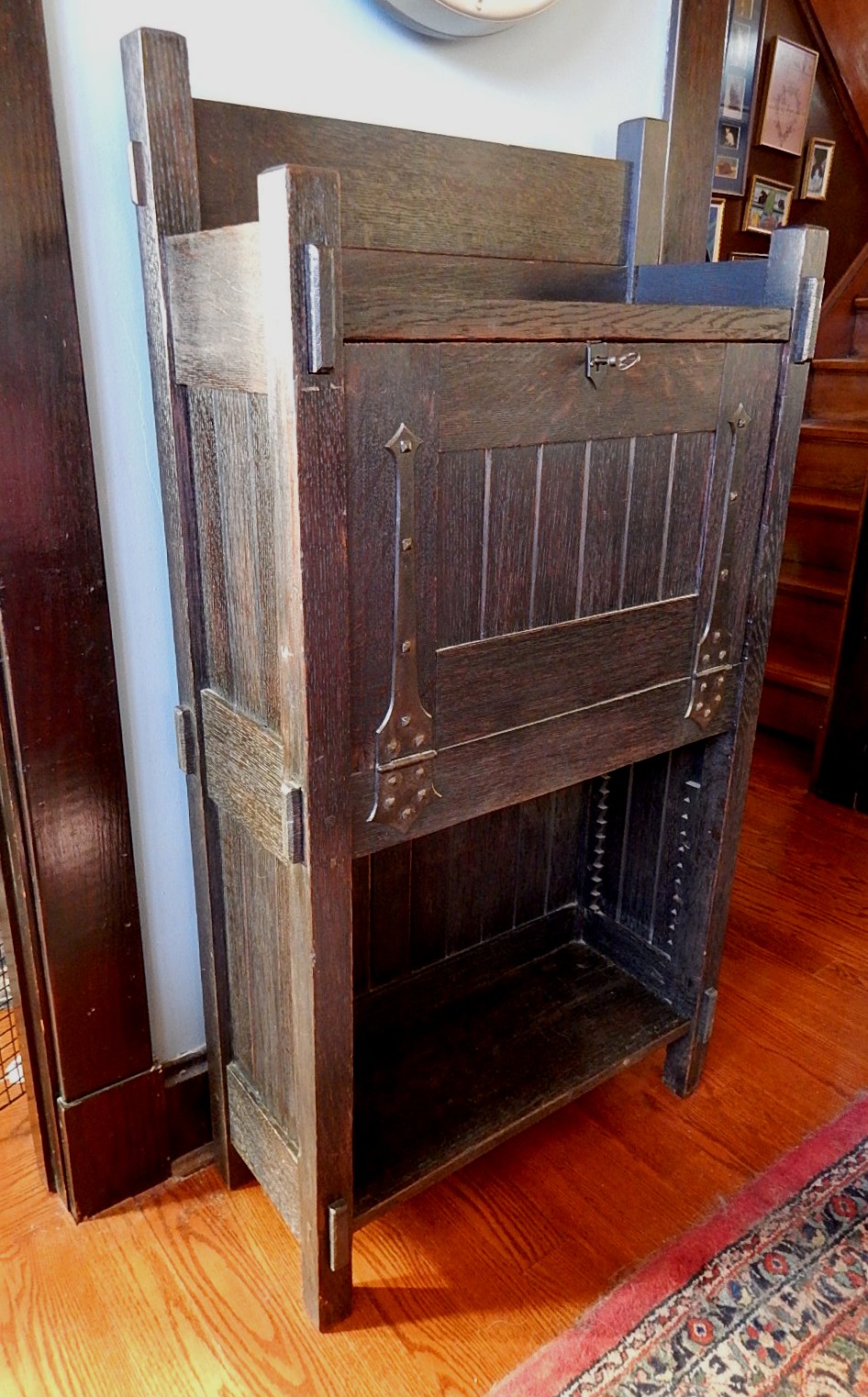 Early Gustav Stickley #518 Signed Writing Desk