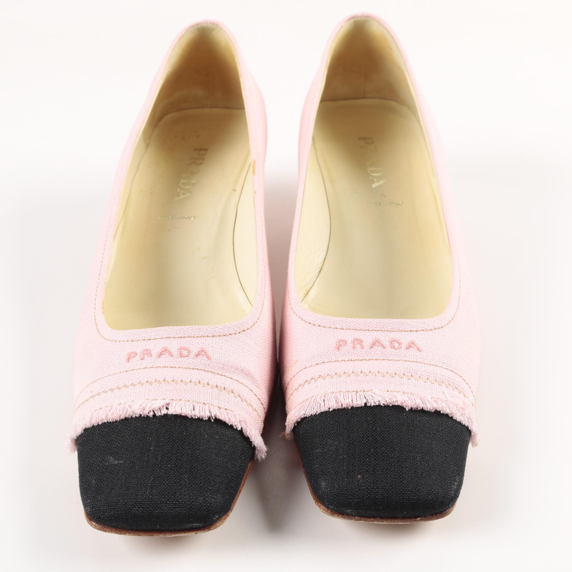Prada Kitten Heel Pumps