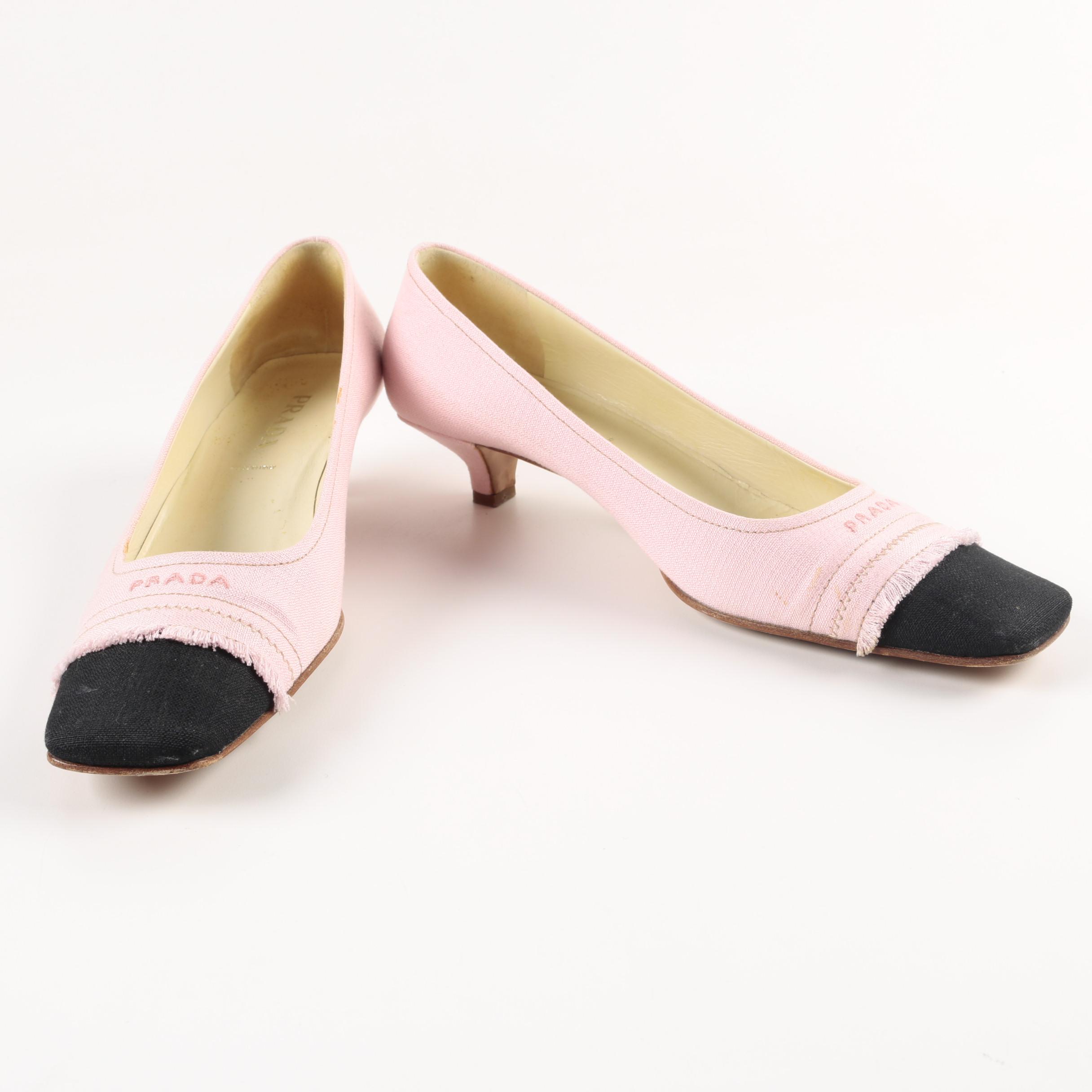 Prada Kitten Heel Pumps