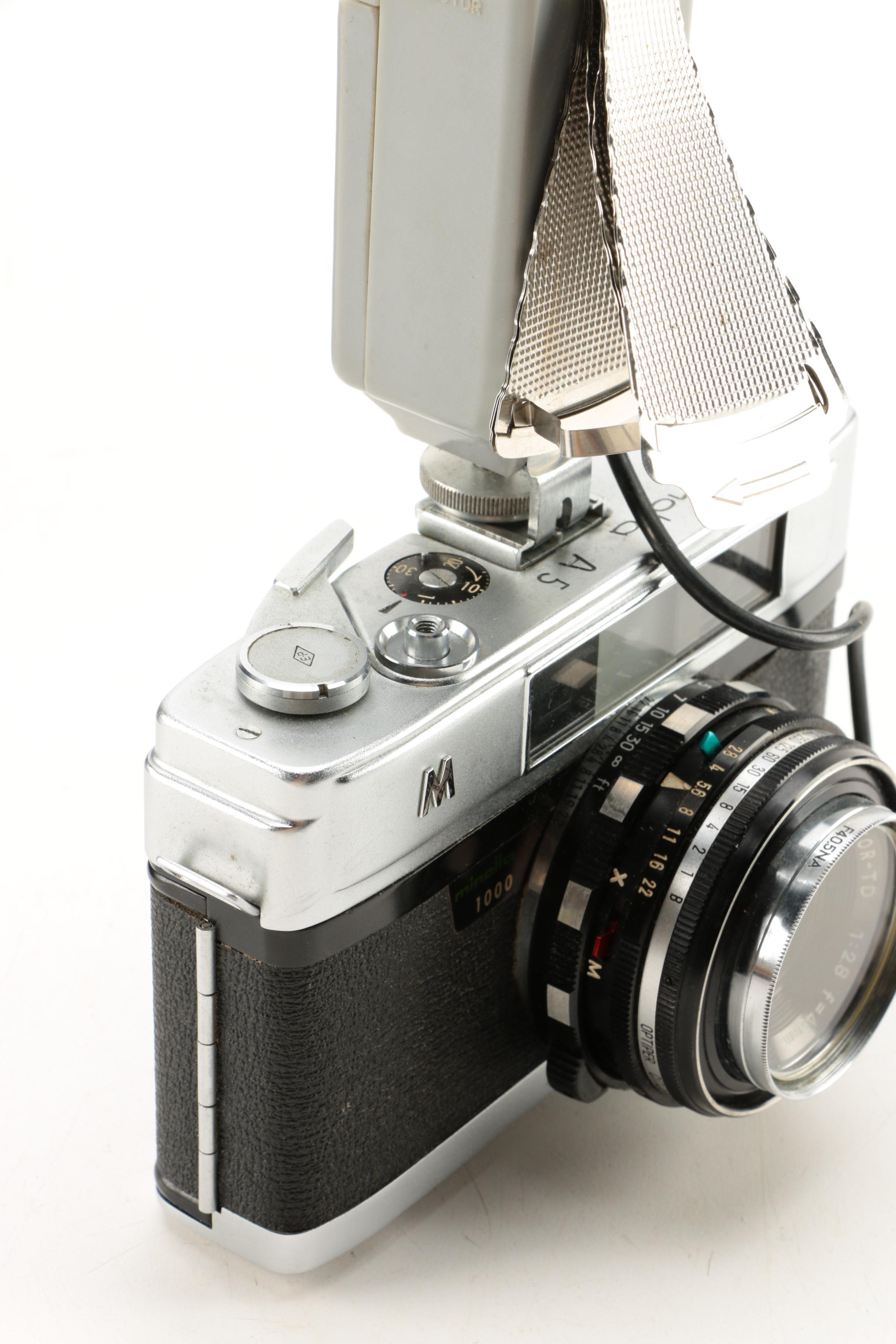 Vintage Cameras and Accessories featuring Minolta