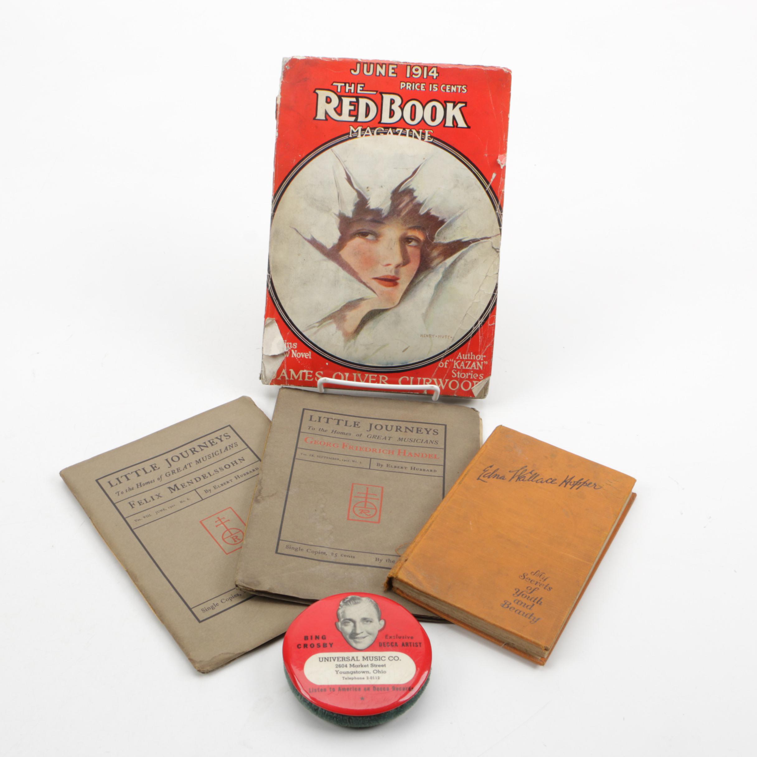 Collection of Vintage Books and Magazines