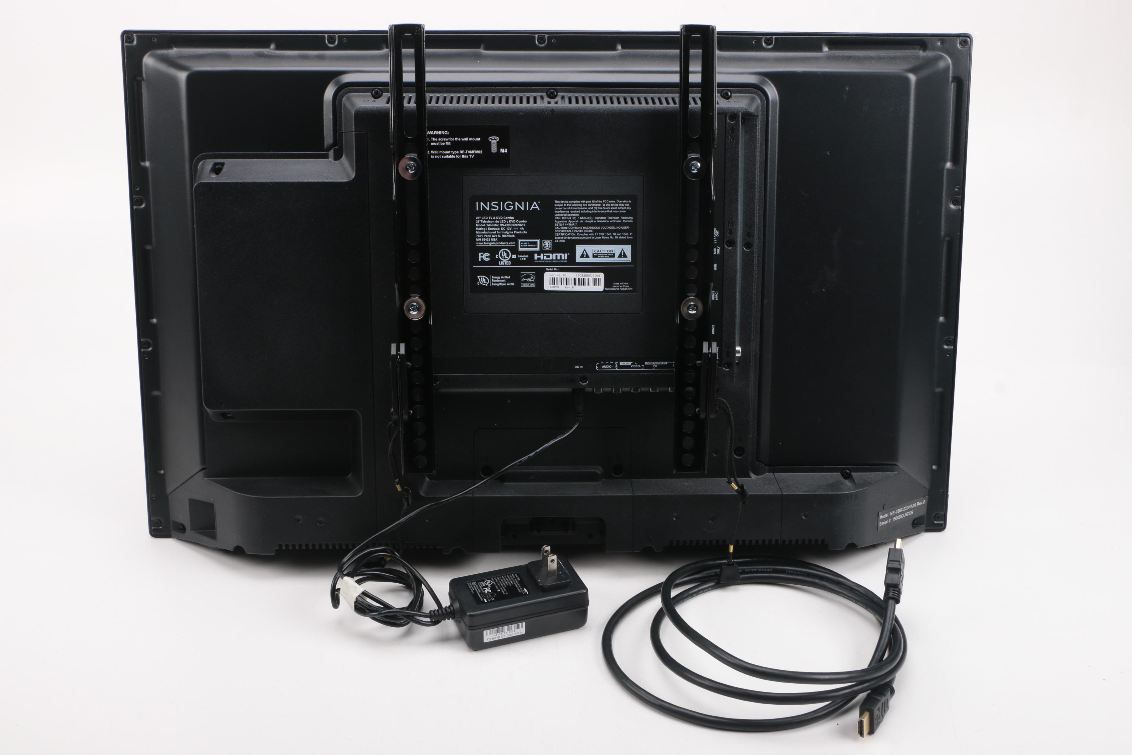 Insignia 28" LED Television with Built-In DVD Player