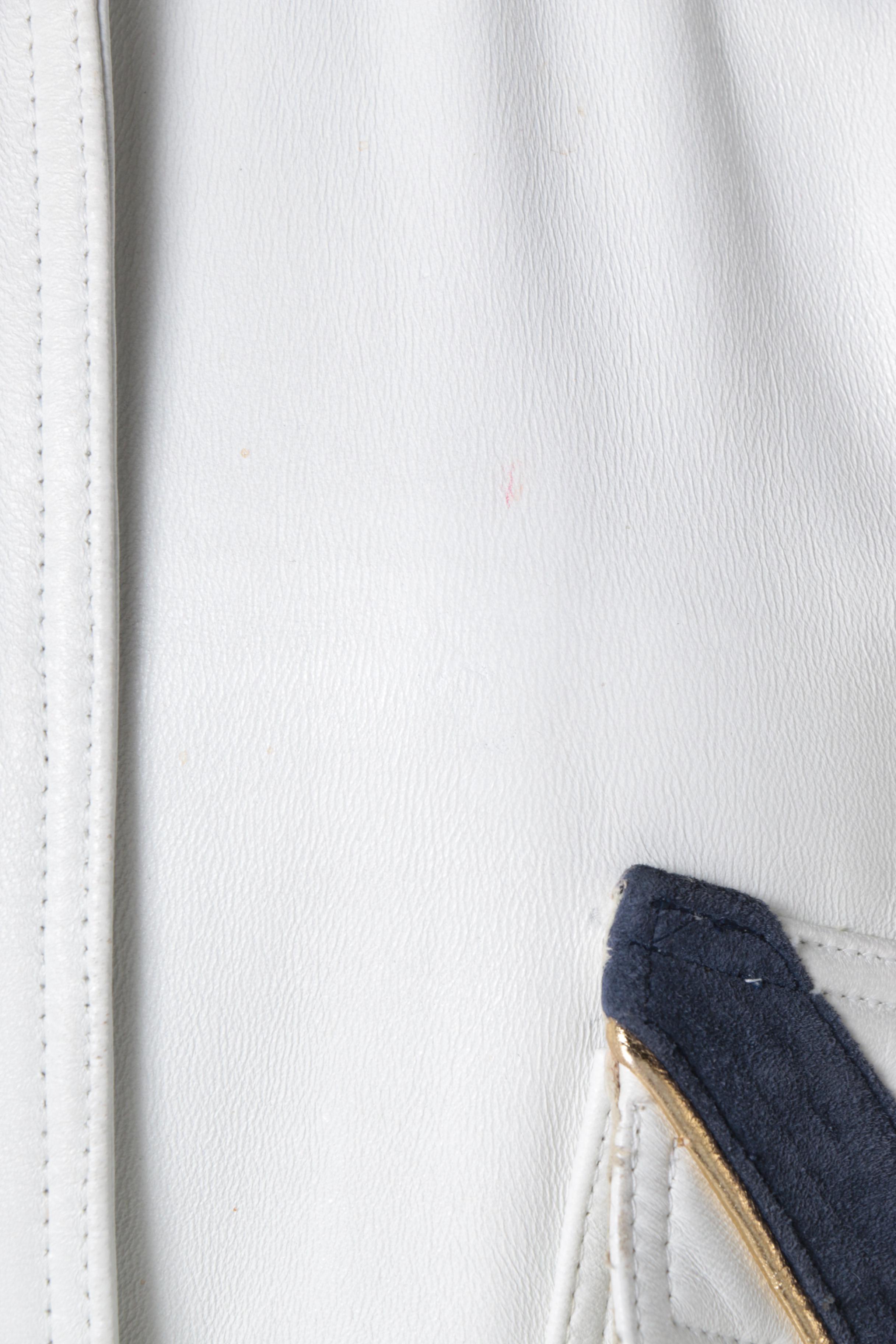 Women's Julian K. White Leather Jacket