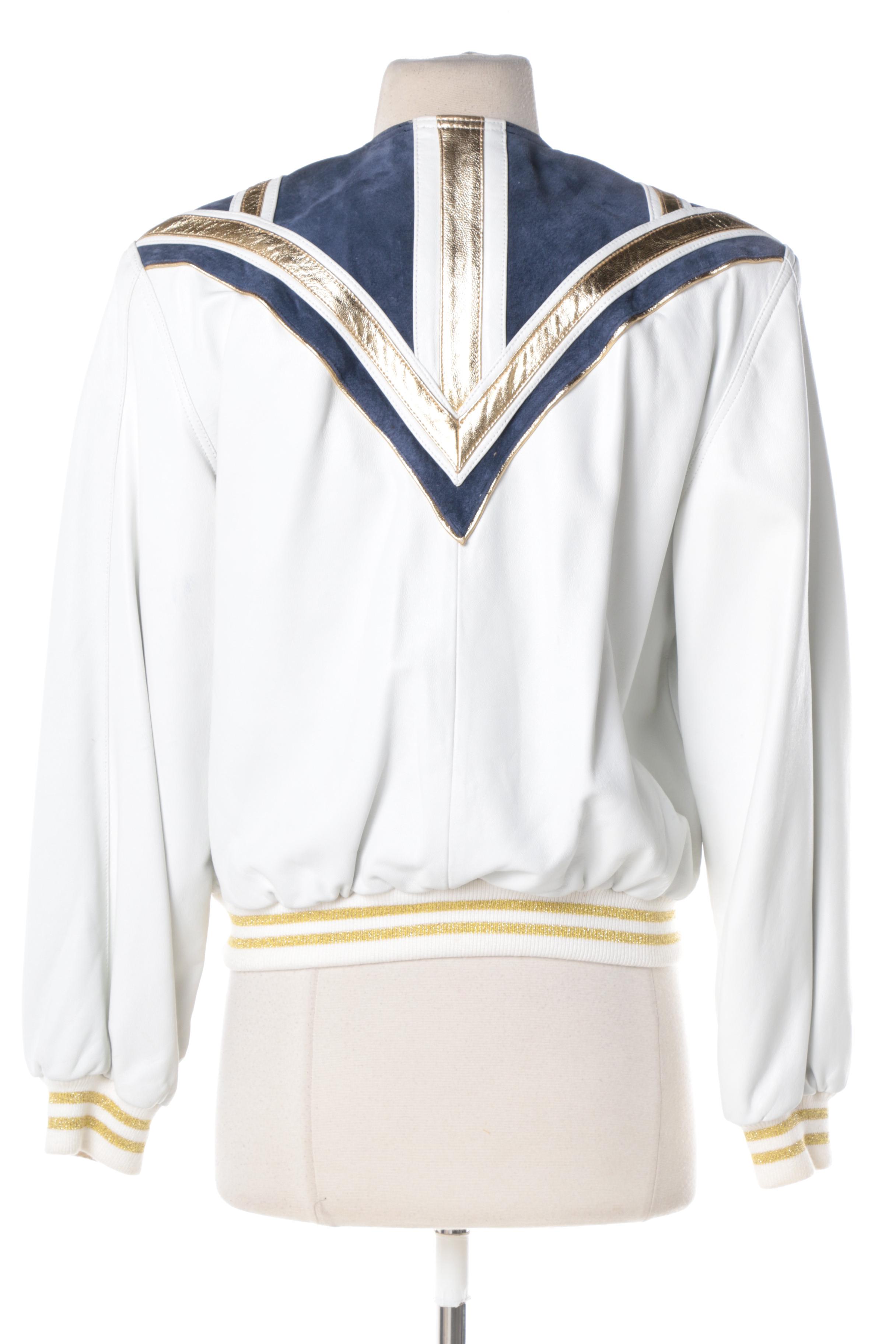 Women's Julian K. White Leather Jacket