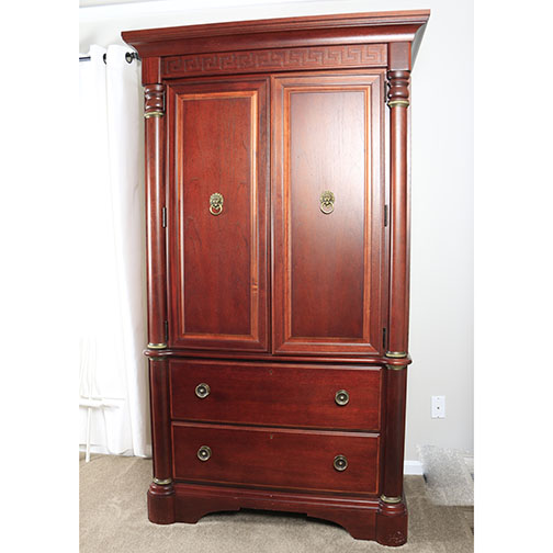 Regency Style Mahogany Wardrobe by Stanley