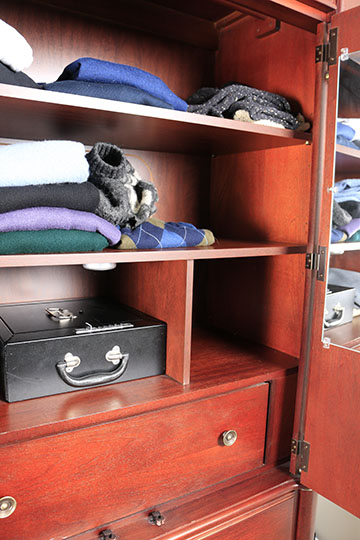 Regency Style Mahogany Wardrobe by Stanley