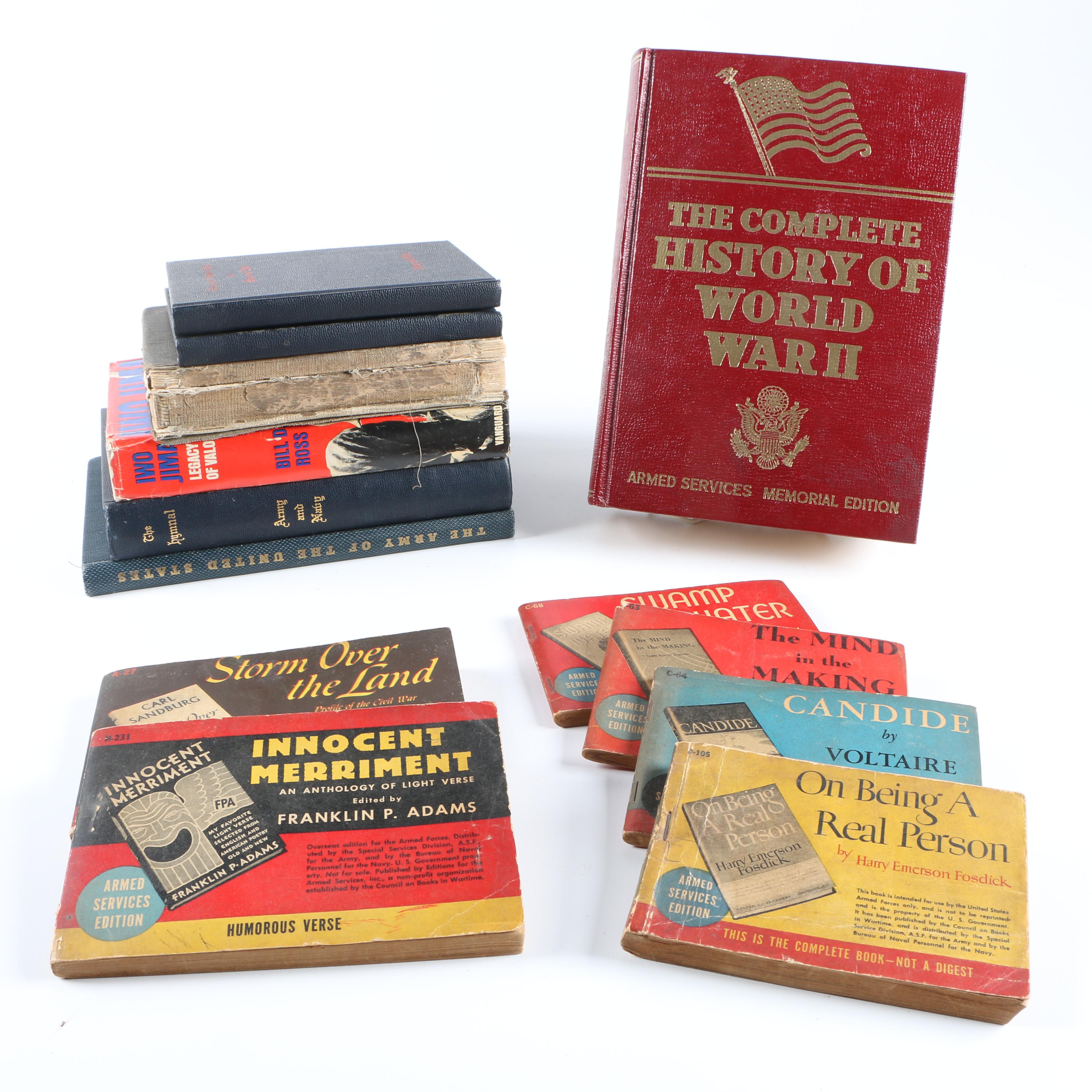 Military History and Armed Service Edition of Books