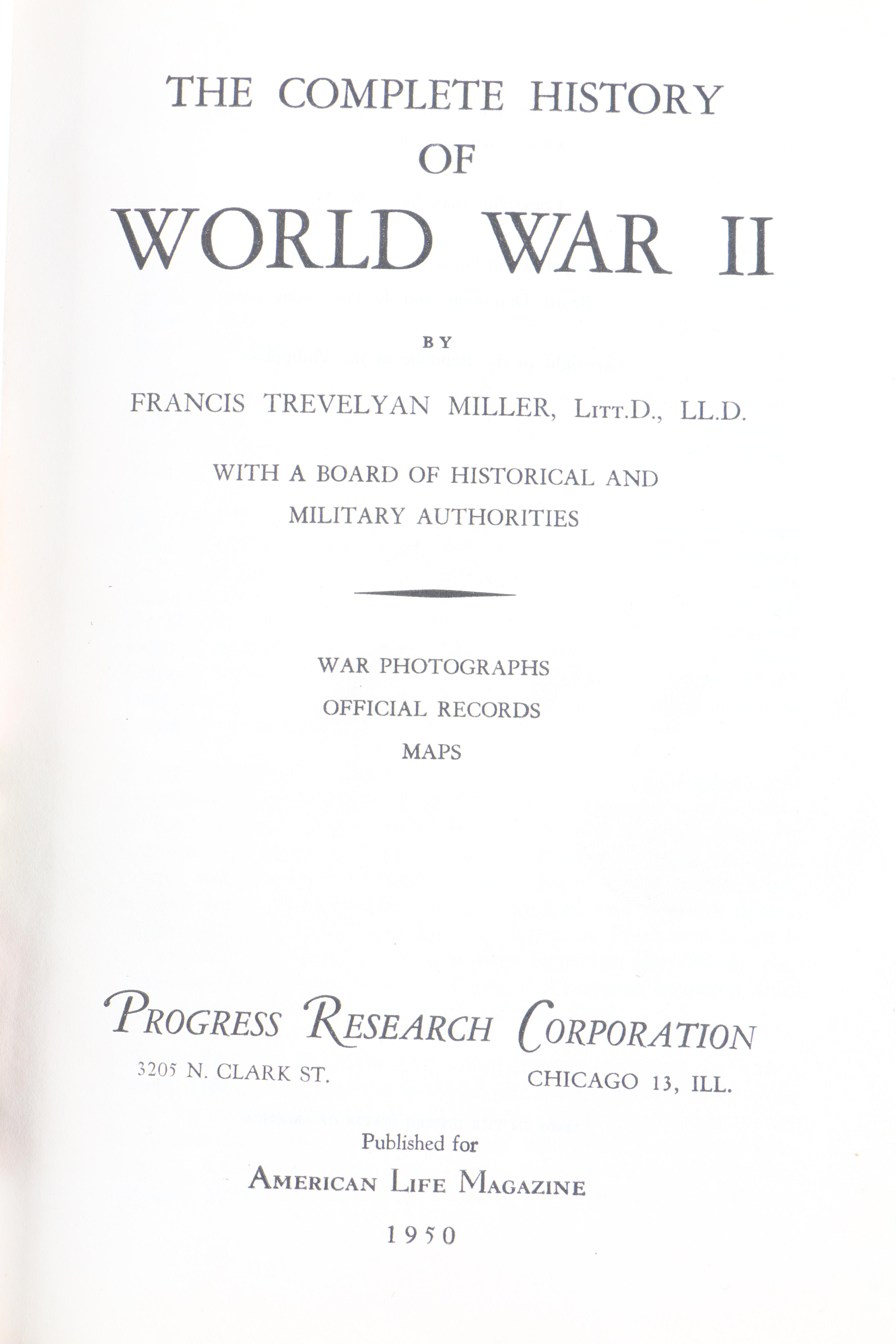 Military History and Armed Service Edition of Books