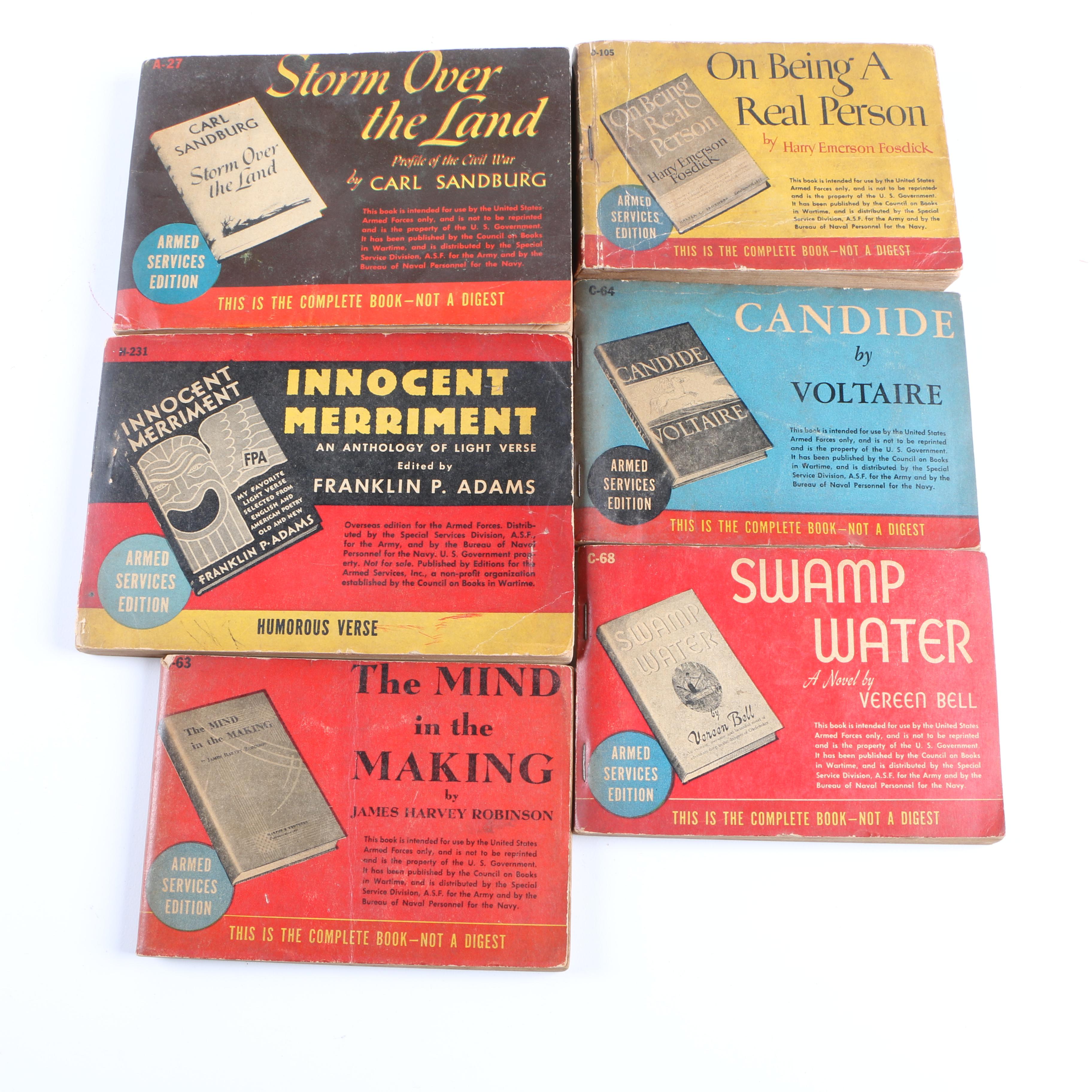 Military History and Armed Service Edition of Books