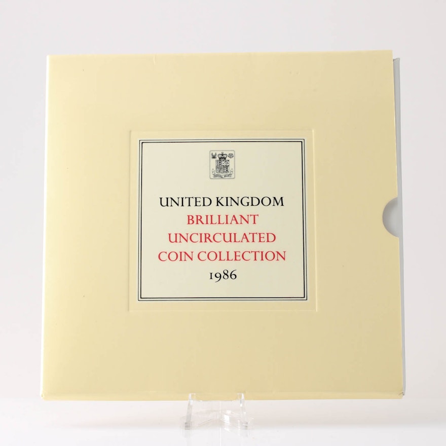 1986 United Kingdom Brilliant Uncirculated Coin Collection