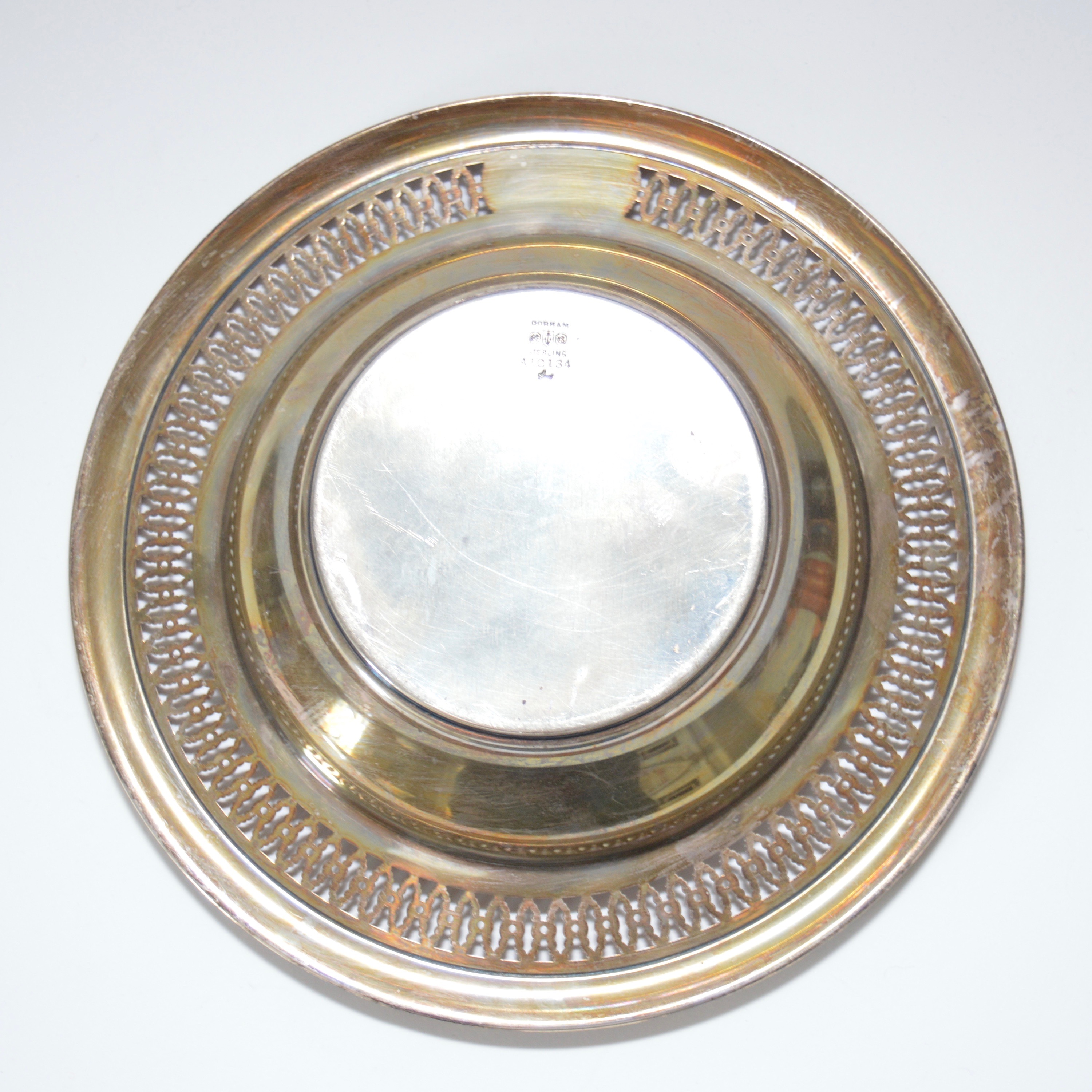 Gorham Sterling Silver Pierced Serving Dish