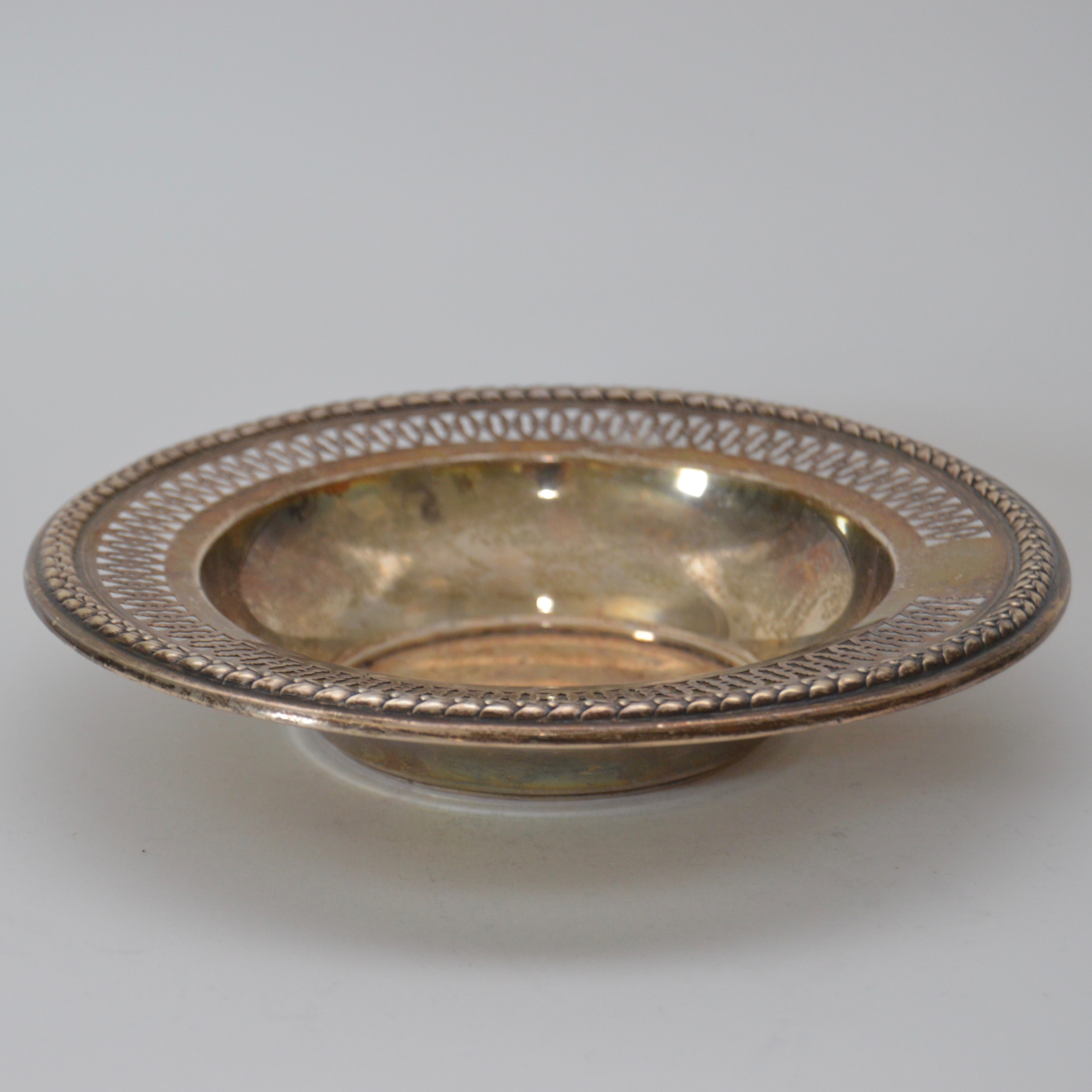 Gorham Sterling Silver Pierced Serving Dish