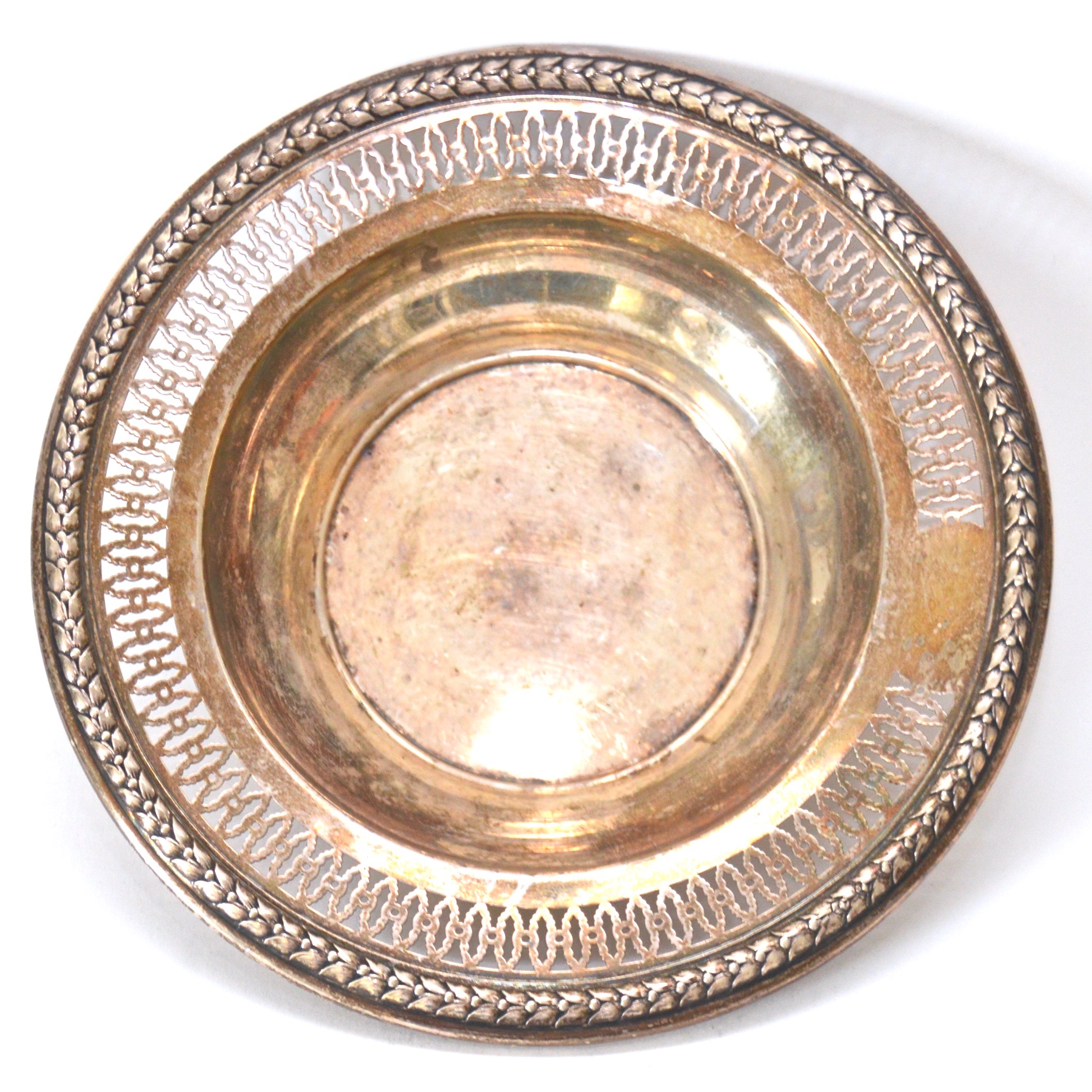 Gorham Sterling Silver Pierced Serving Dish