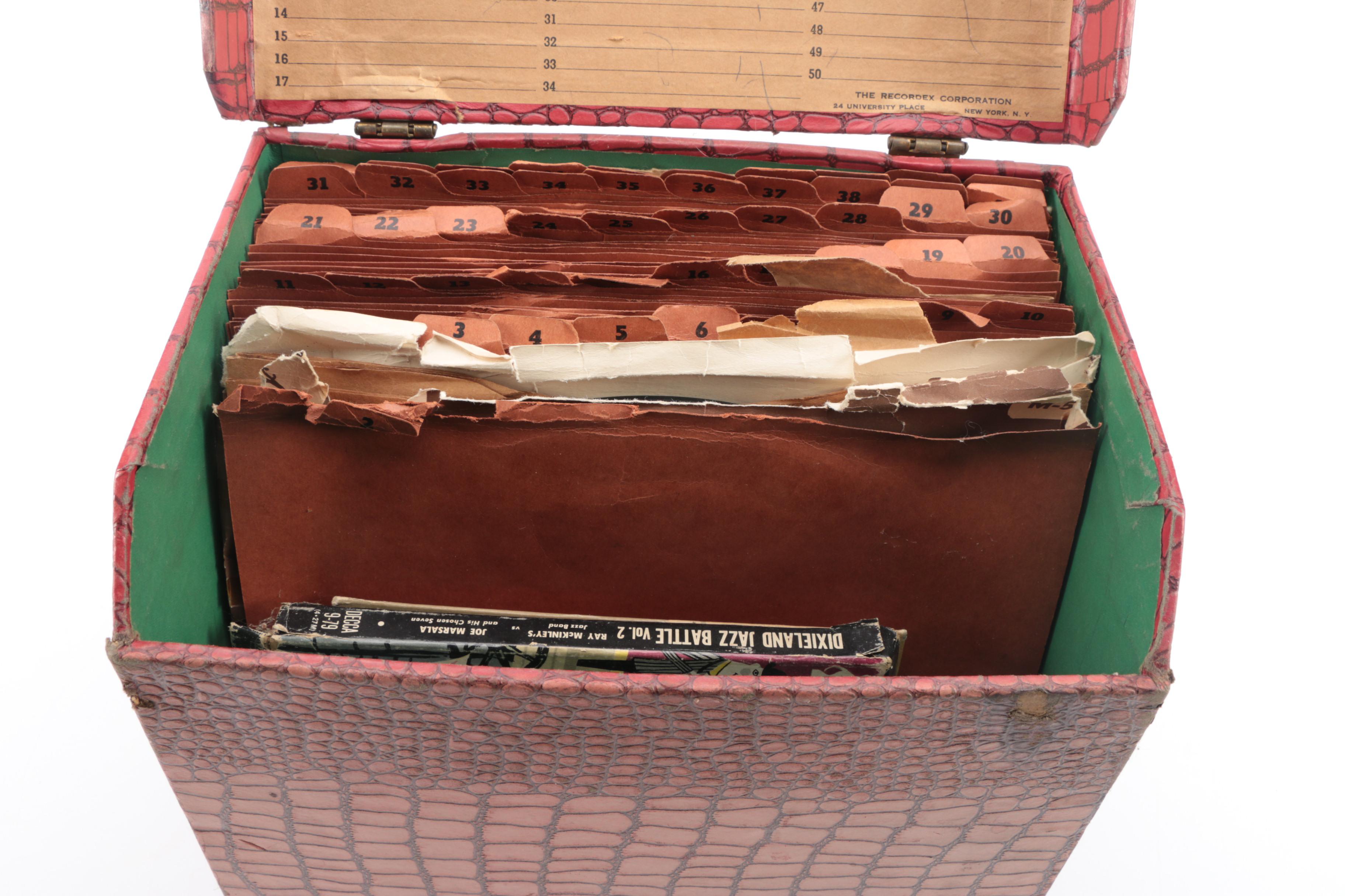 Vintage Cavalier Dual Eight Film Projector and 45 rpm Records