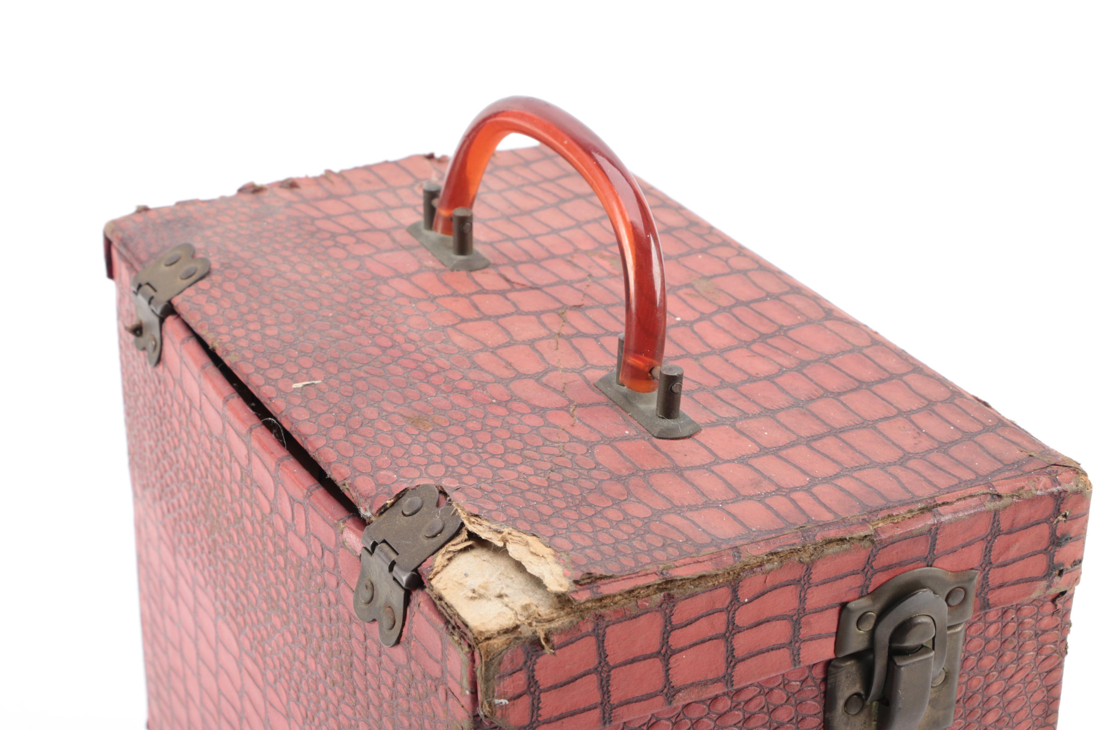 Vintage Cavalier Dual Eight Film Projector and 45 rpm Records