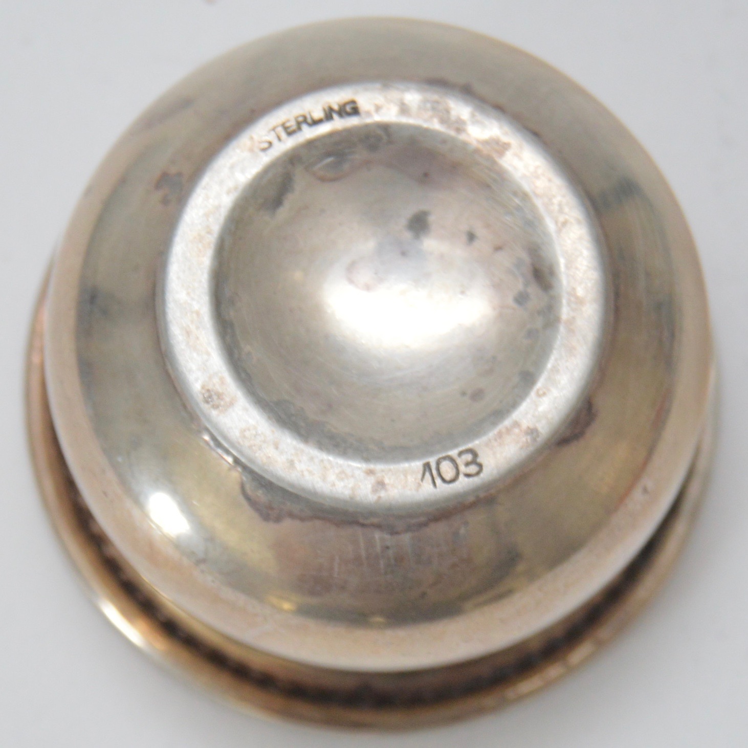 Sterling Silver Salt Cellars with Salt Spoons