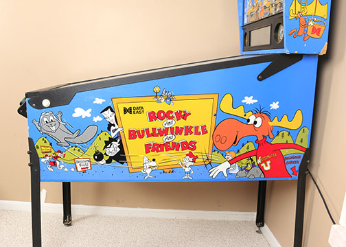 Rocky and Bullwinkle Pinball Machine