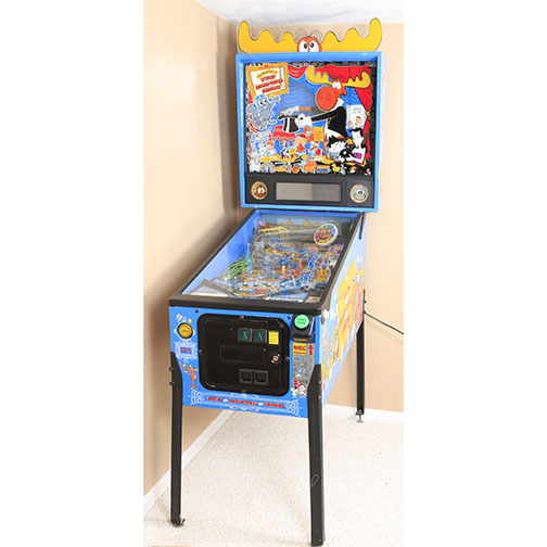 Rocky and Bullwinkle Pinball Machine