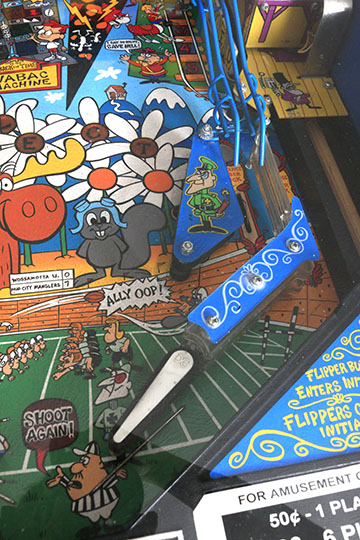 Rocky and Bullwinkle Pinball Machine