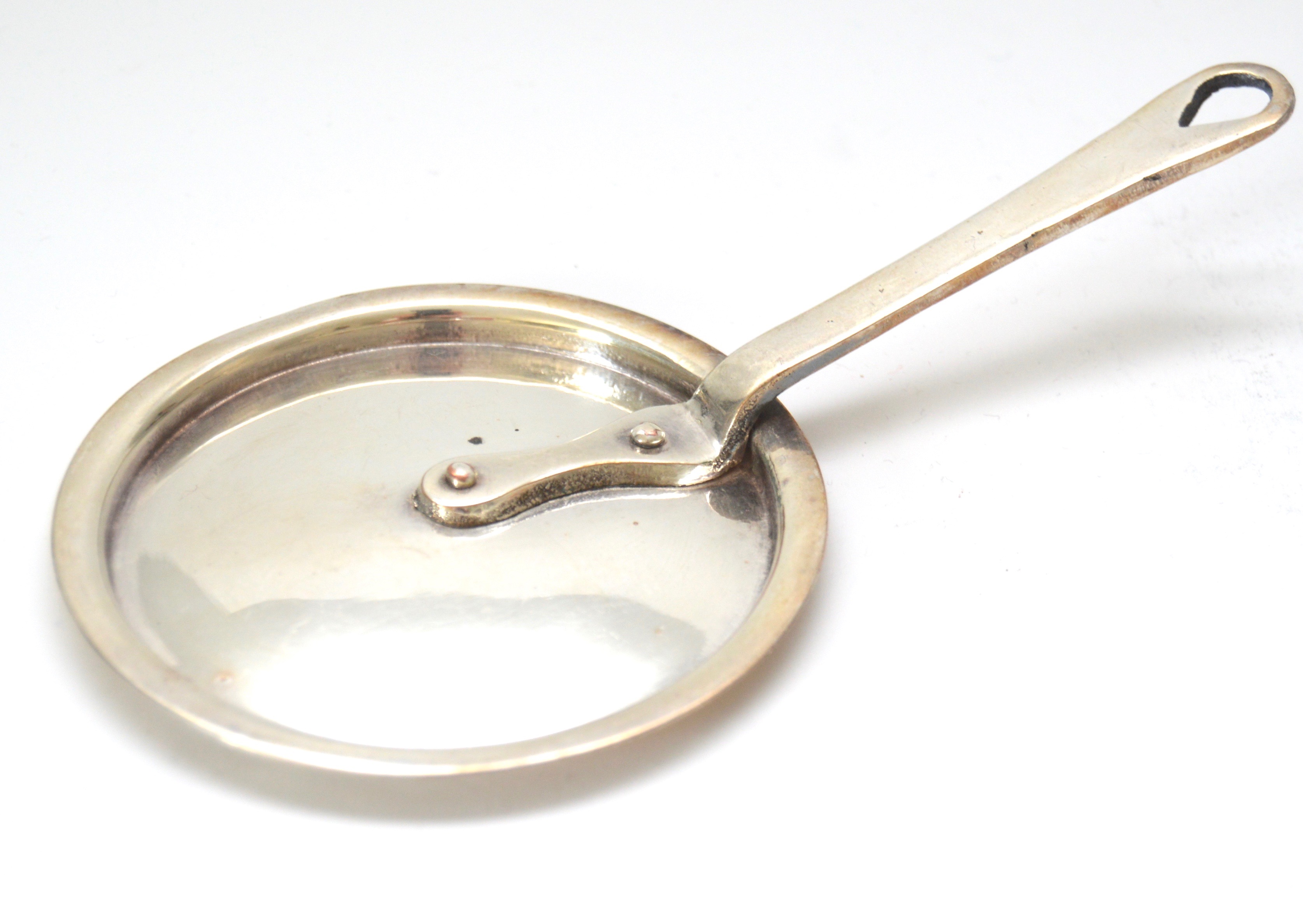 Eleven Antique Plated Silver Miniature Warming Pots