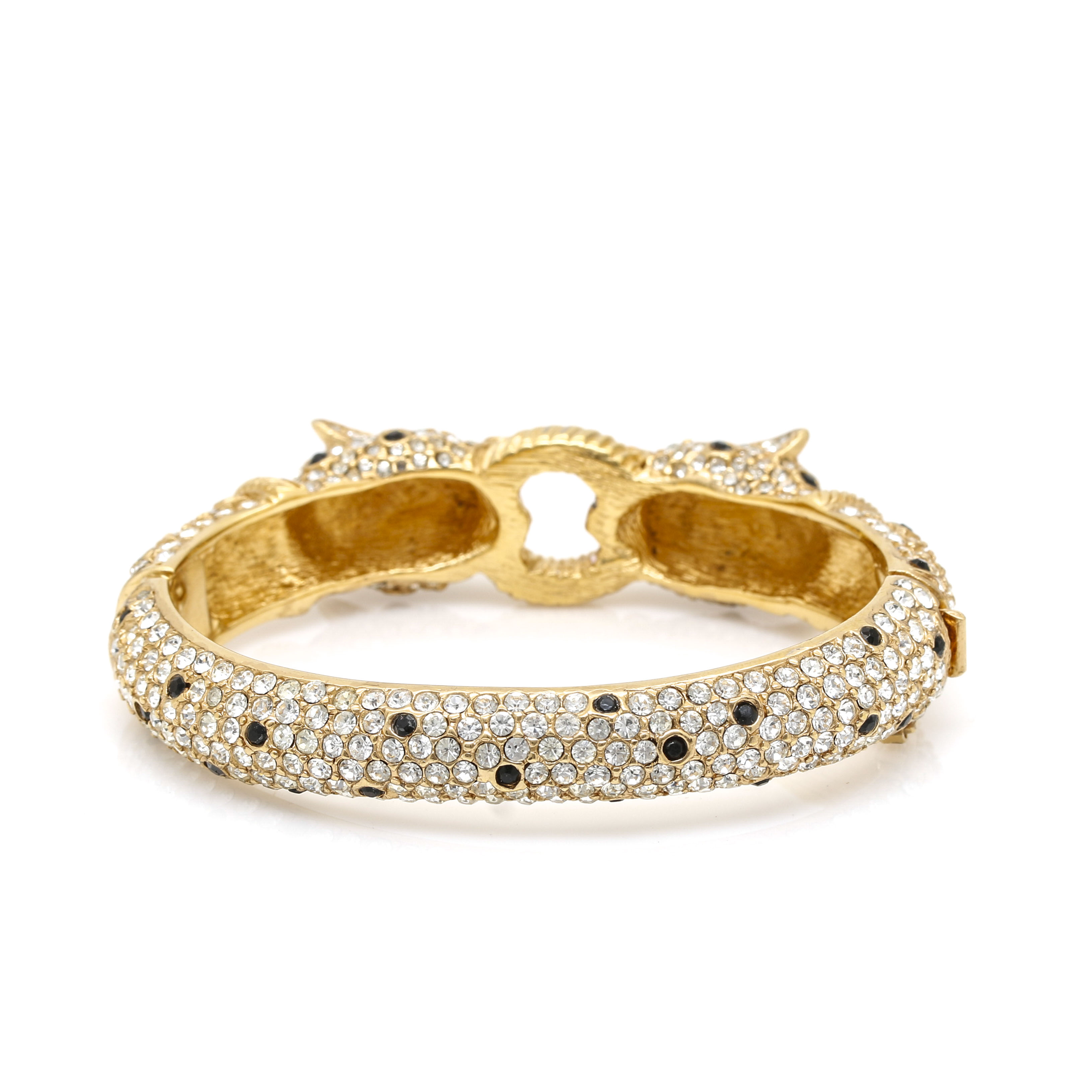 Vintage Ciner Leopard Bangle Bracelet