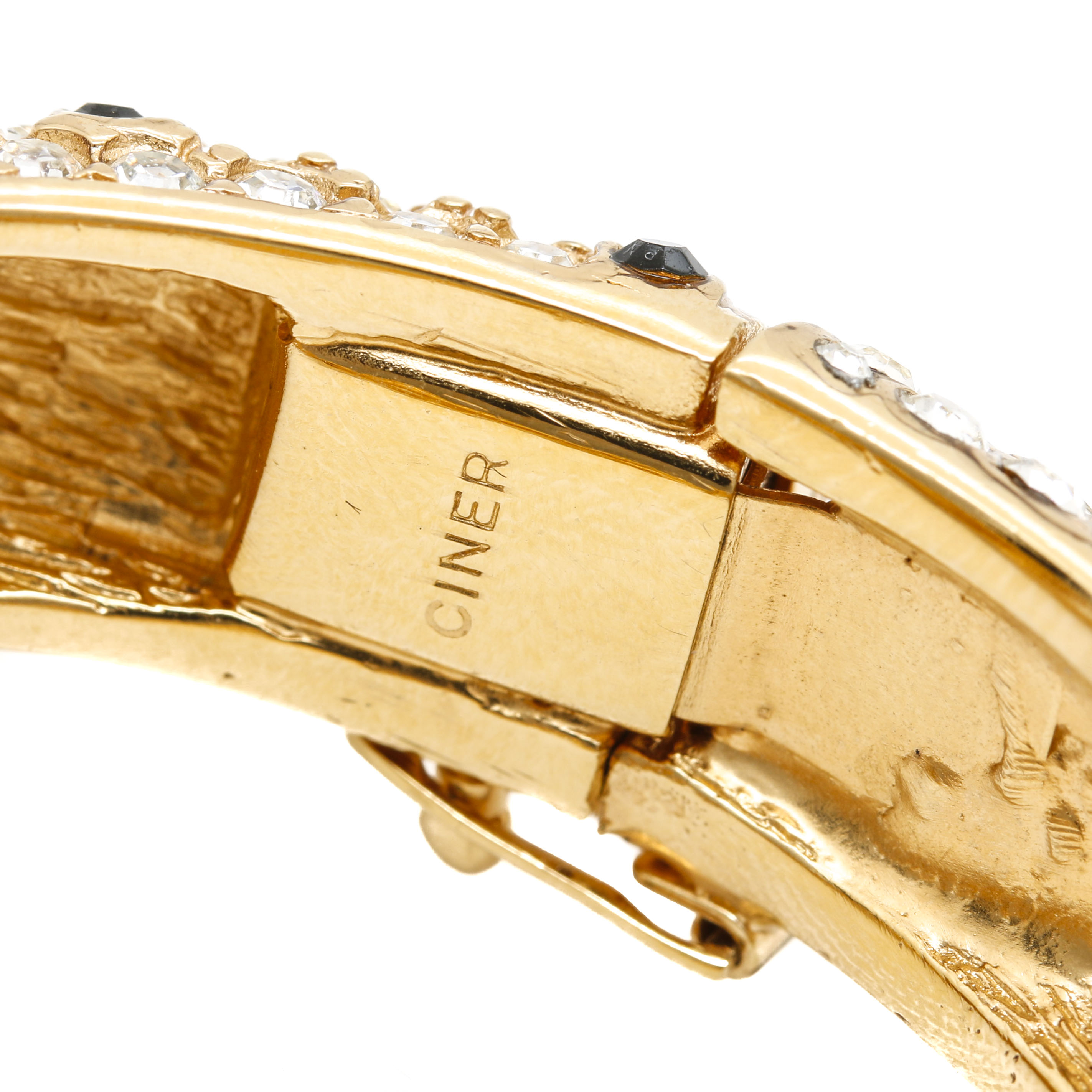 Vintage Ciner Leopard Bangle Bracelet