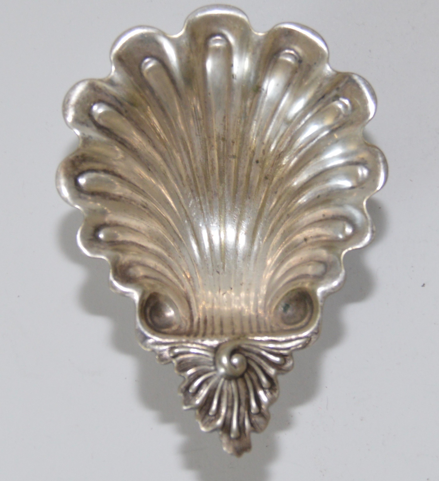 Antique Plated Silver Scalloped Butter Dishes