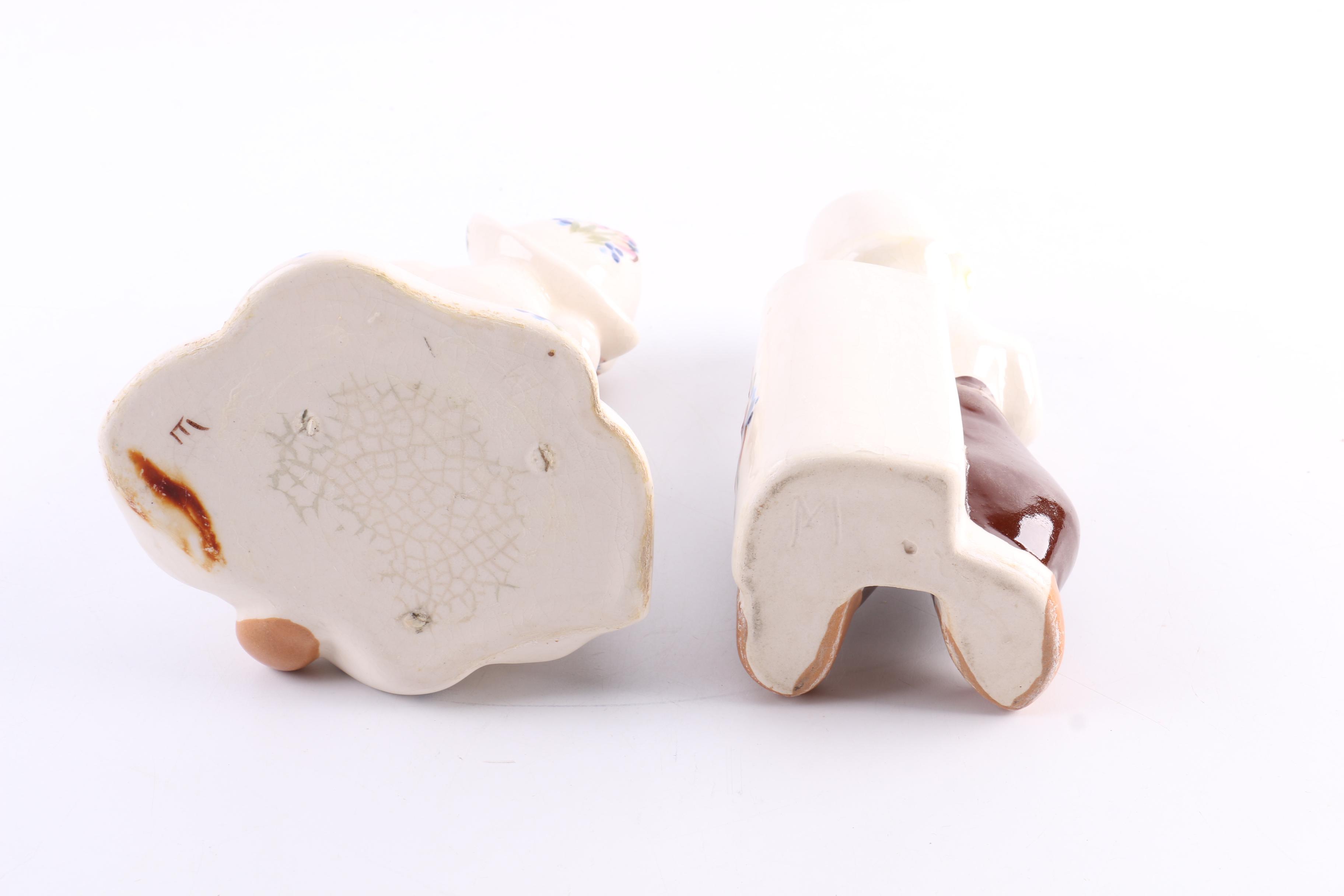 Vintage Figurines in Traditional Clothing