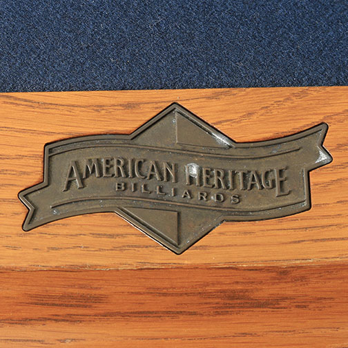 American Heritage Billiards Table with Accessories