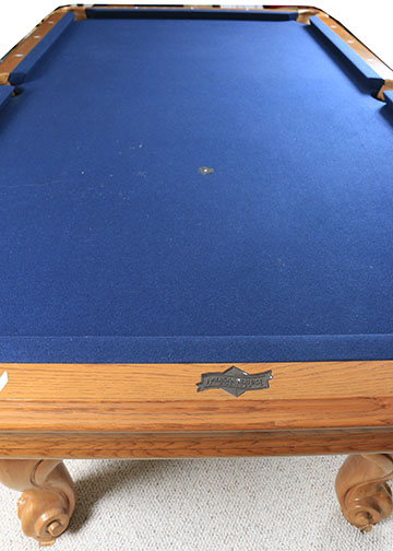 American Heritage Billiards Table with Accessories