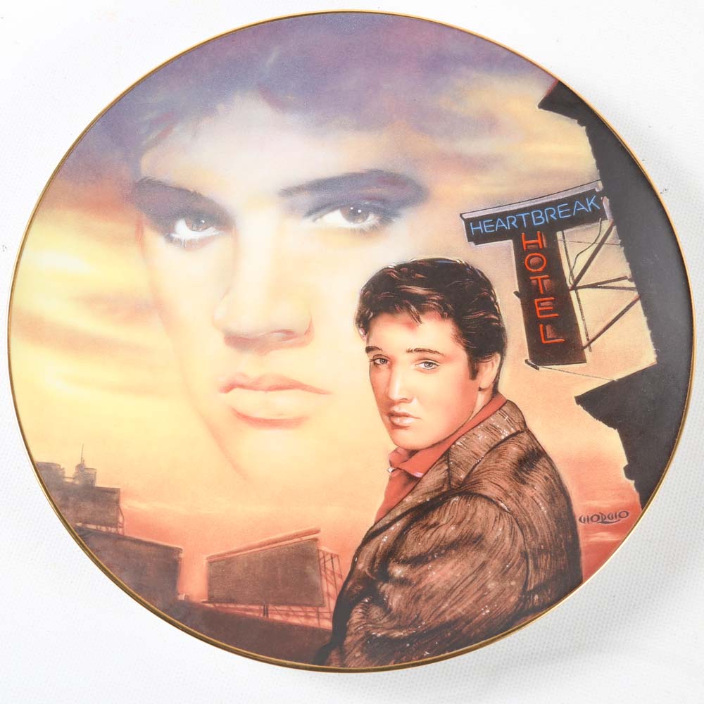 Elvis Collector Plates Featuring Bradford Exchange
