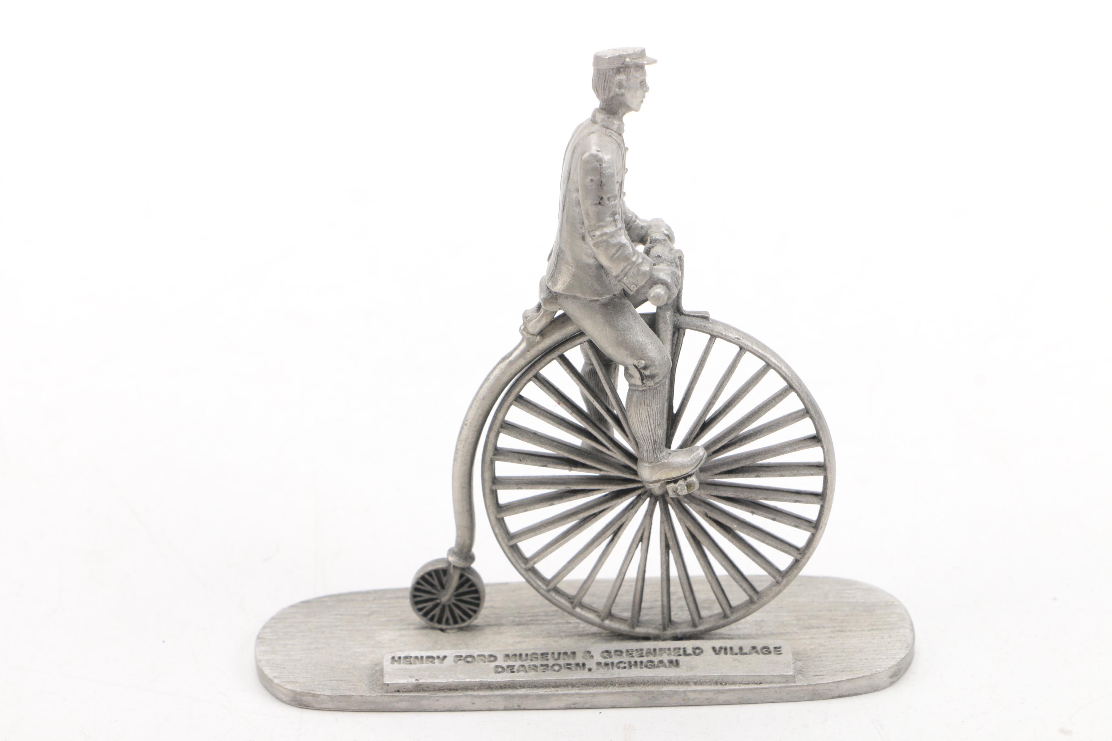 Vintage Pewter Figurines and Other Decor