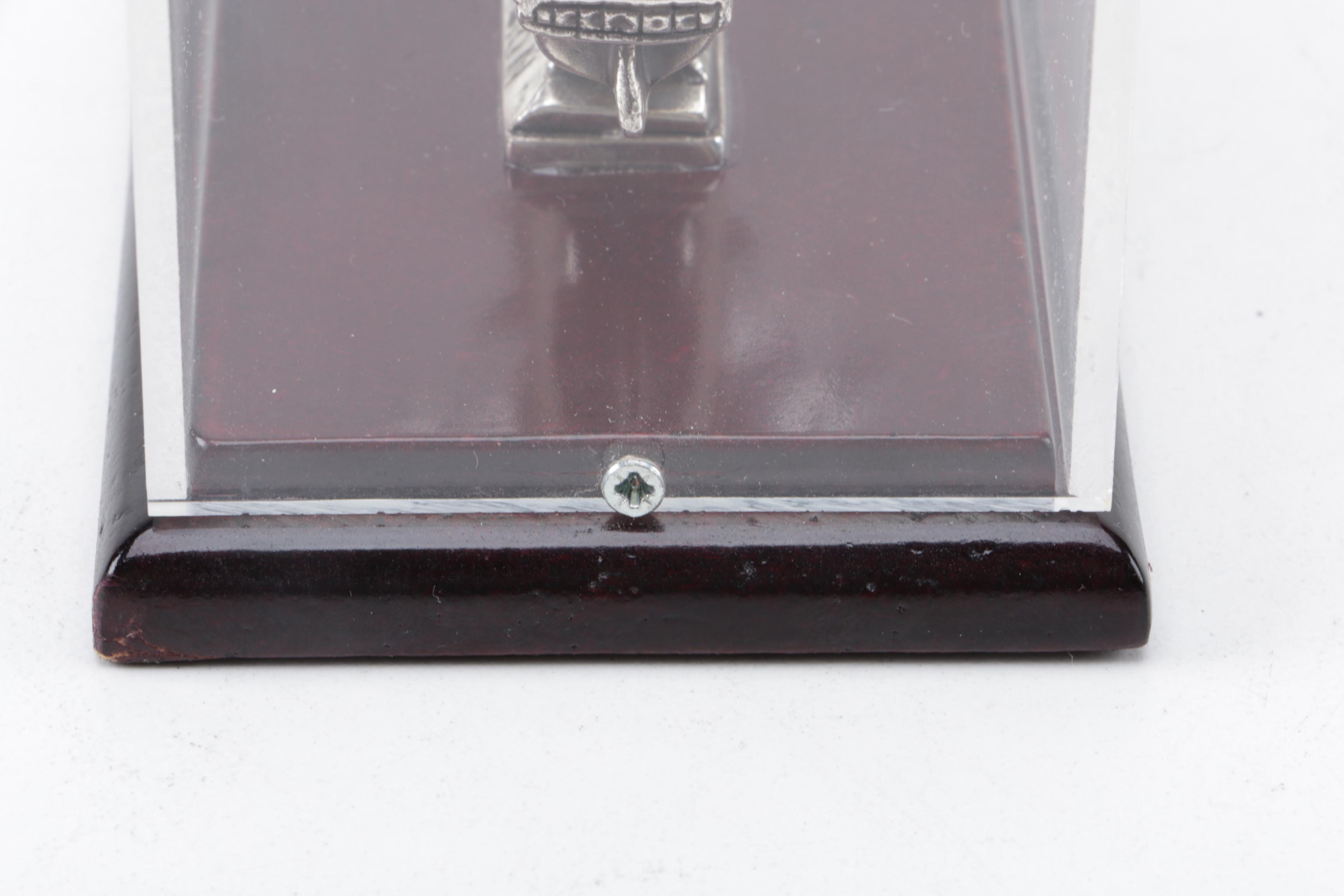 Xanthopoulos Hand Made 950 Silver Ship Figurine in Case