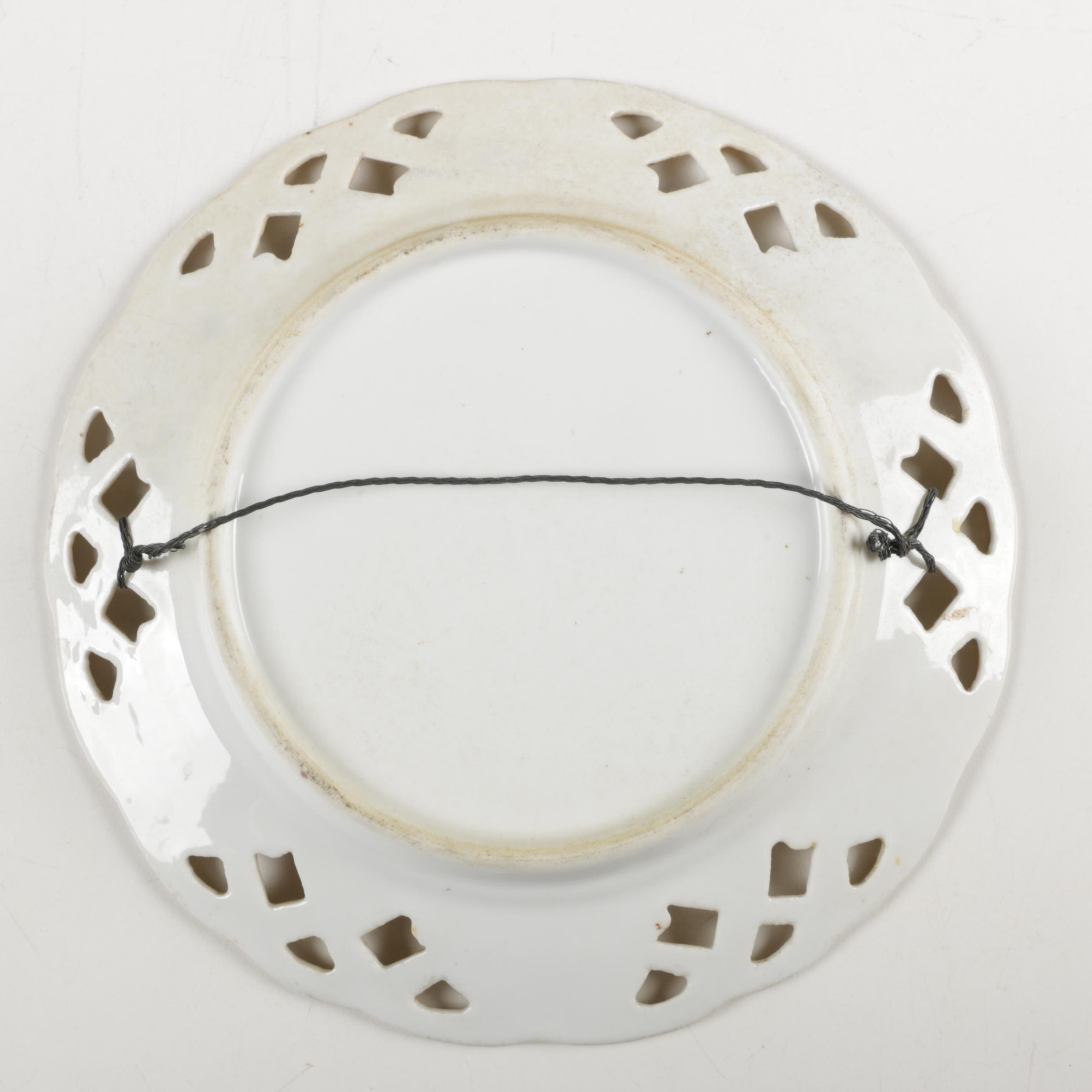 Antique and Vintage Porcelain Plates Including Haviland