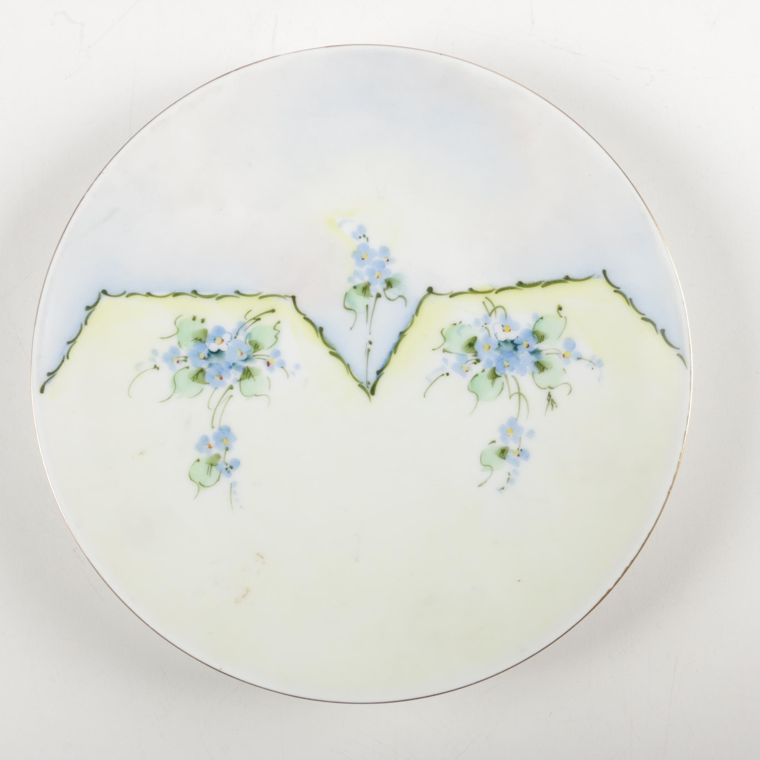 Antique and Vintage Porcelain Plates Including Haviland