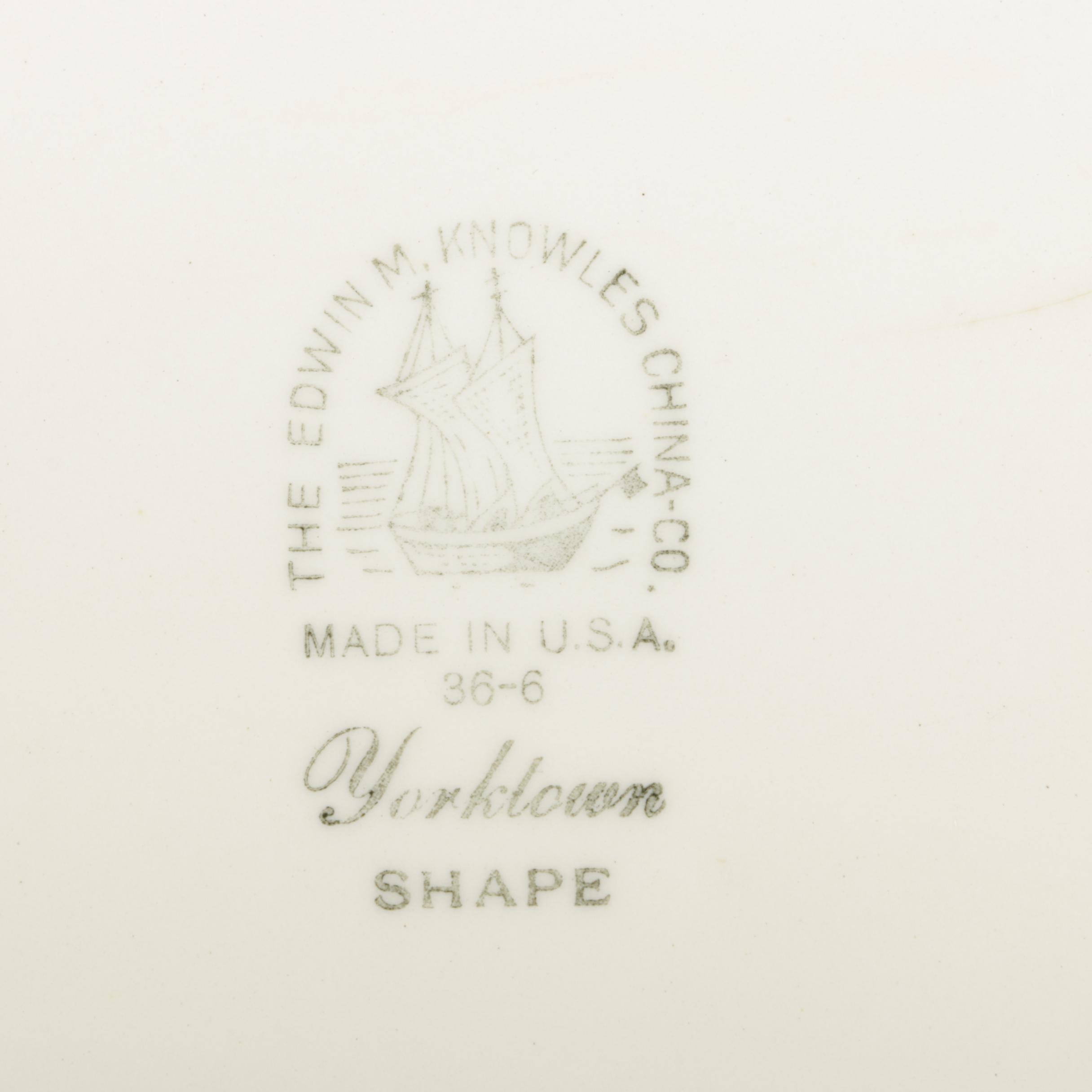 Antique and Vintage Porcelain Plates Including Haviland