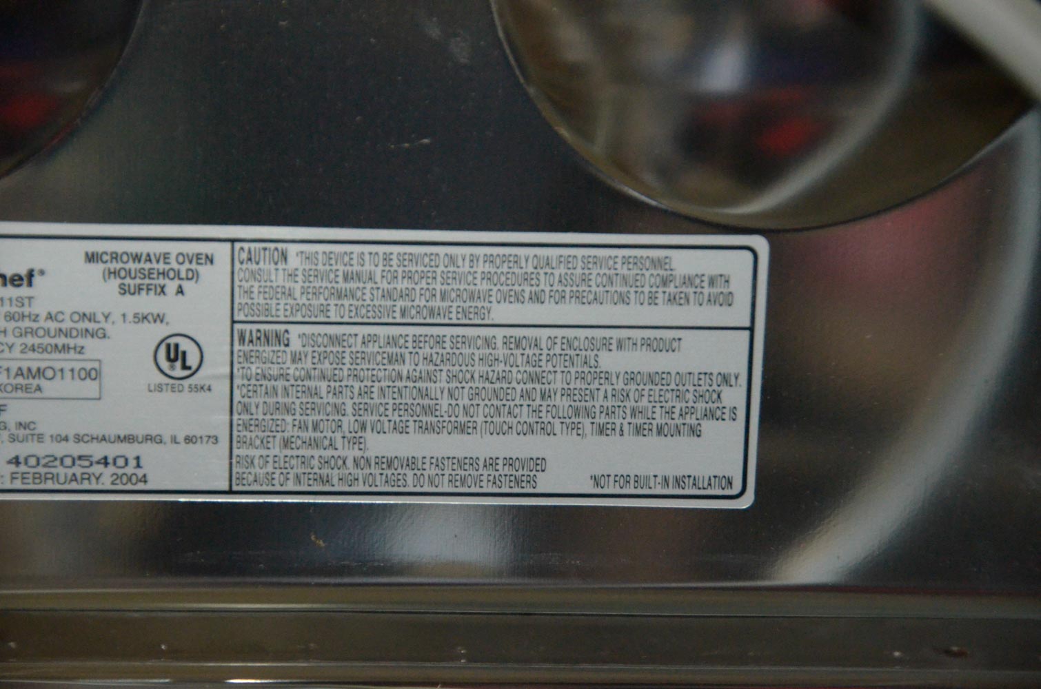 Magic Chef Microwave Oven